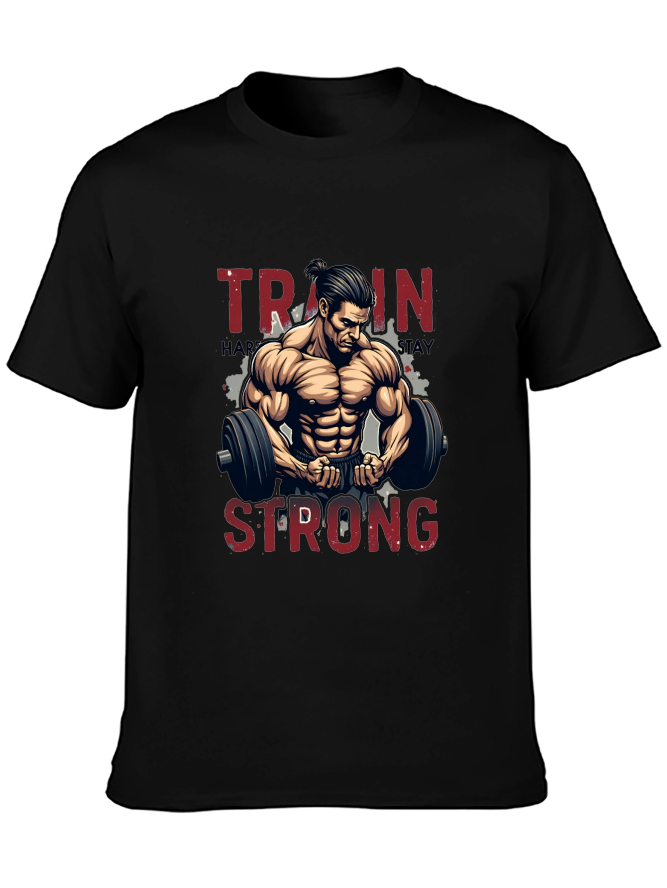 Train Strong Graphic Tee - Black