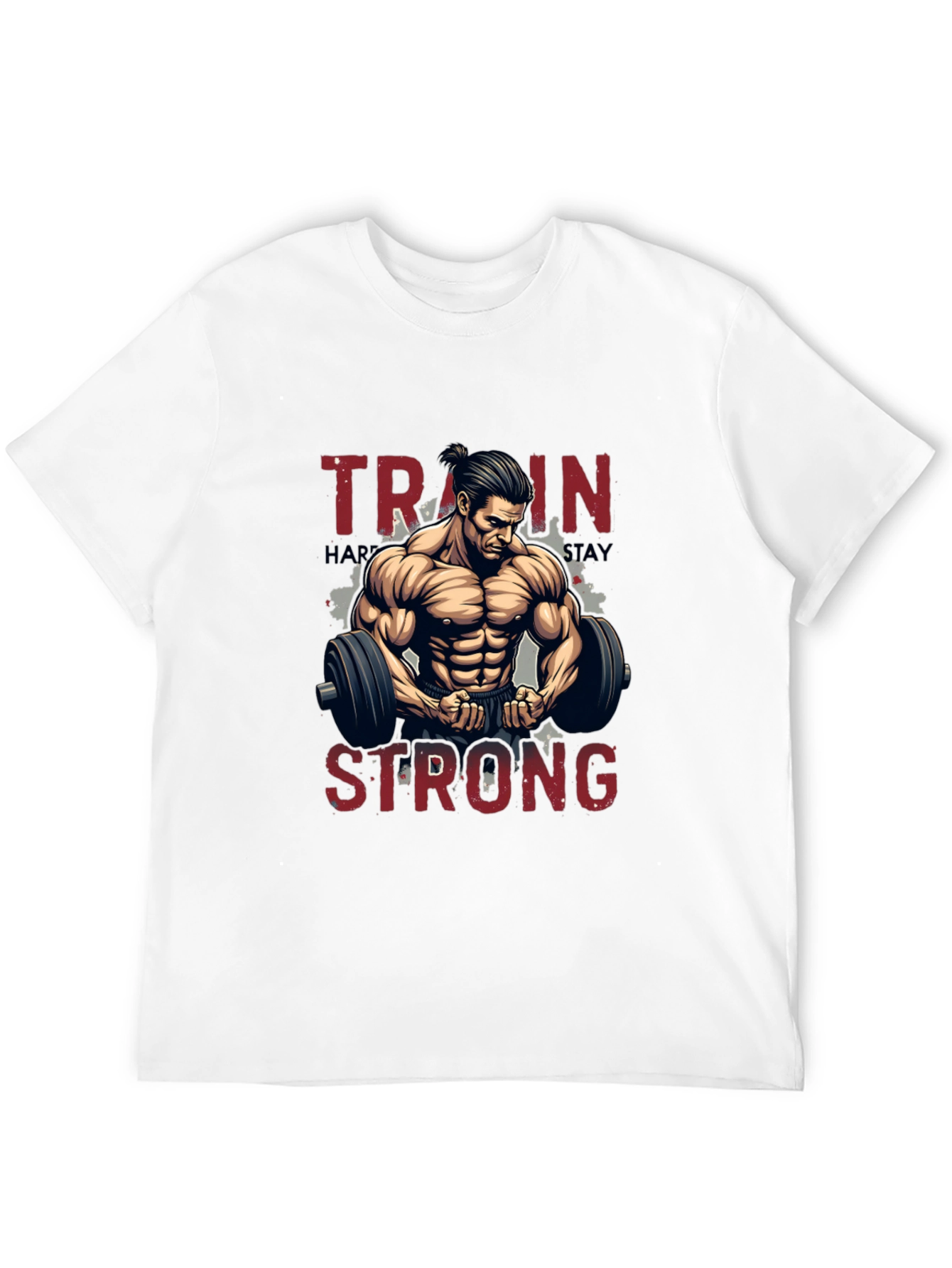 Train Strong Graphic Tee - Black