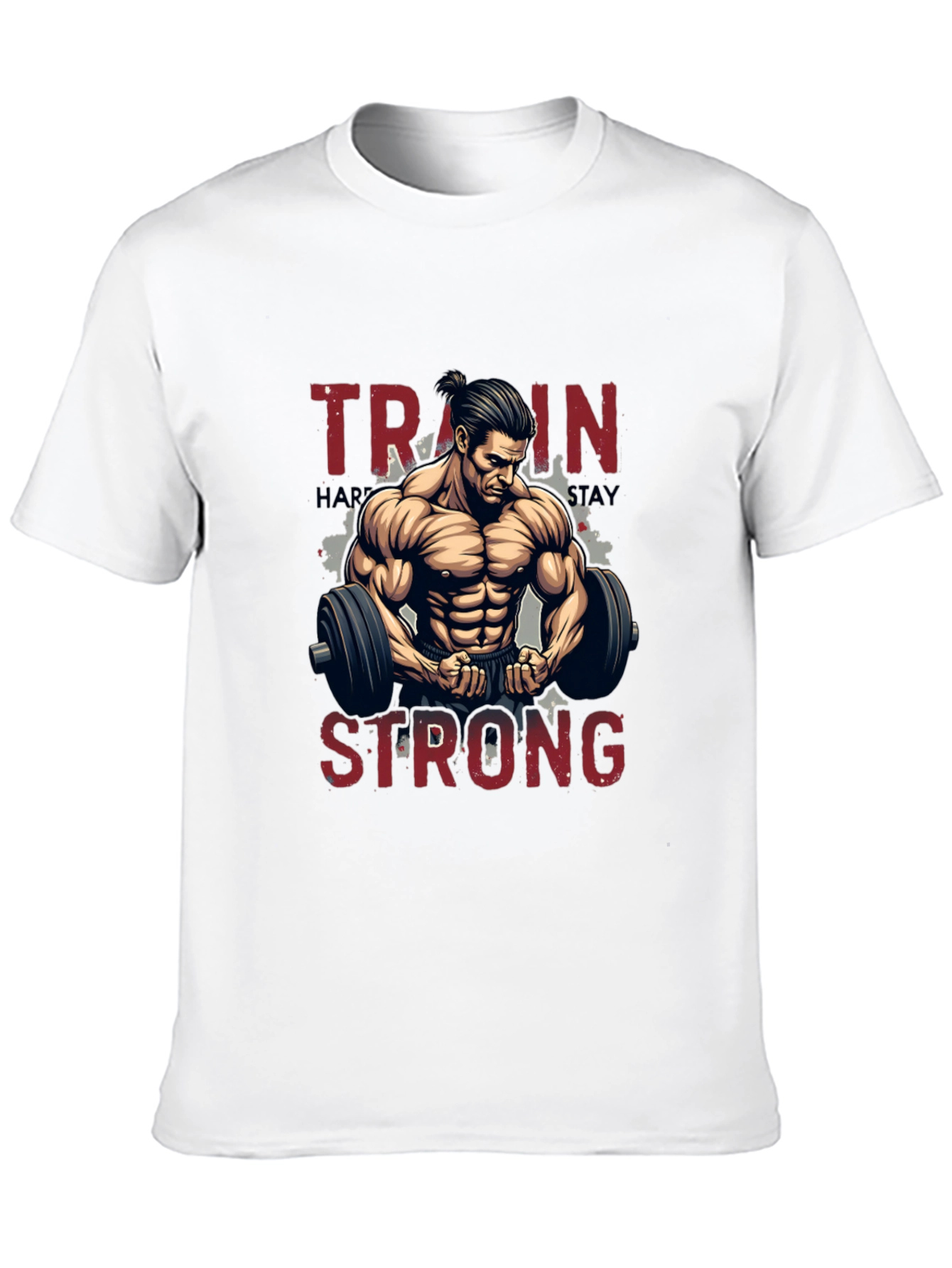 Train Strong Graphic Tee - Black