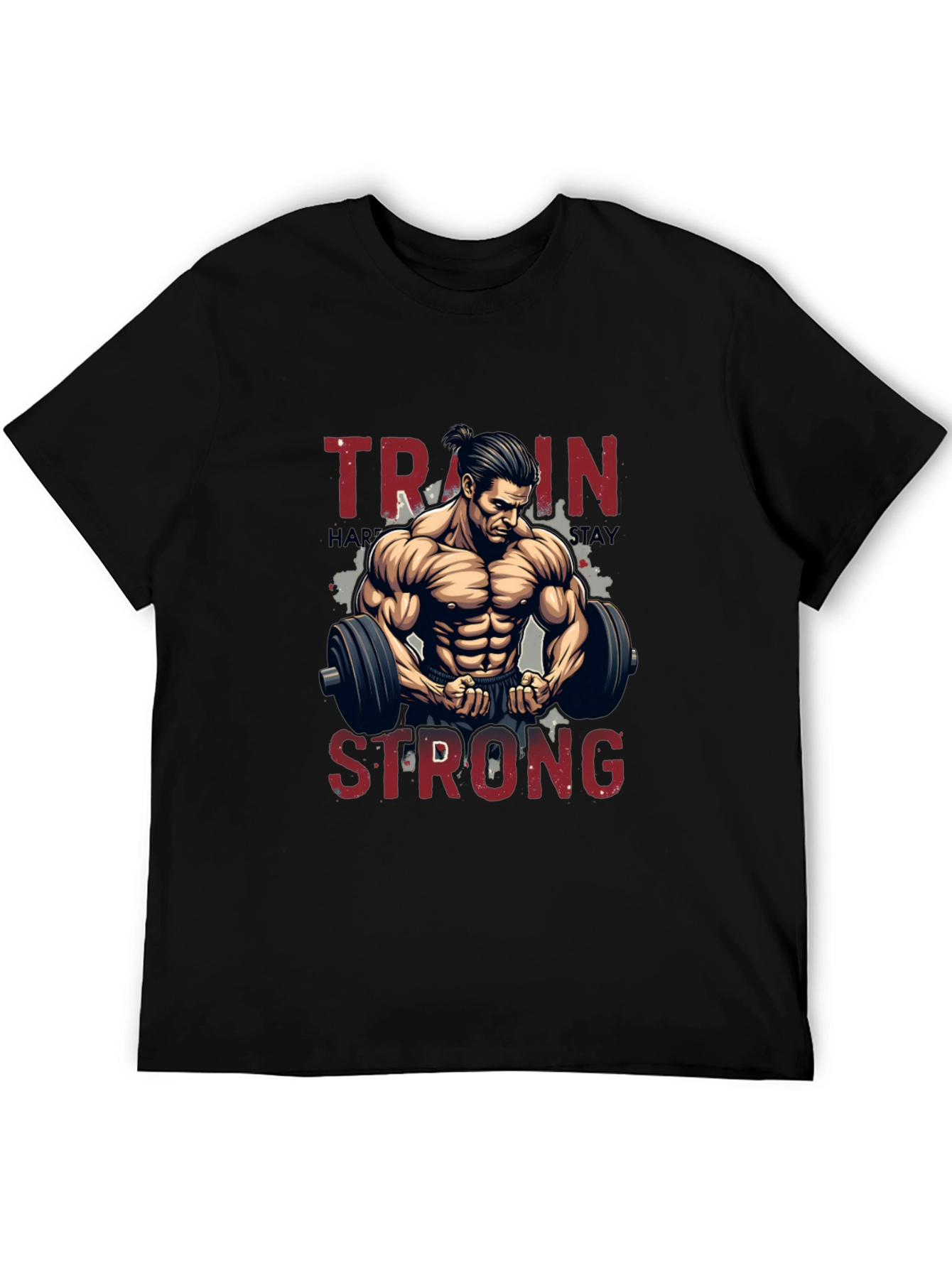 Train Strong Graphic Tee - Black