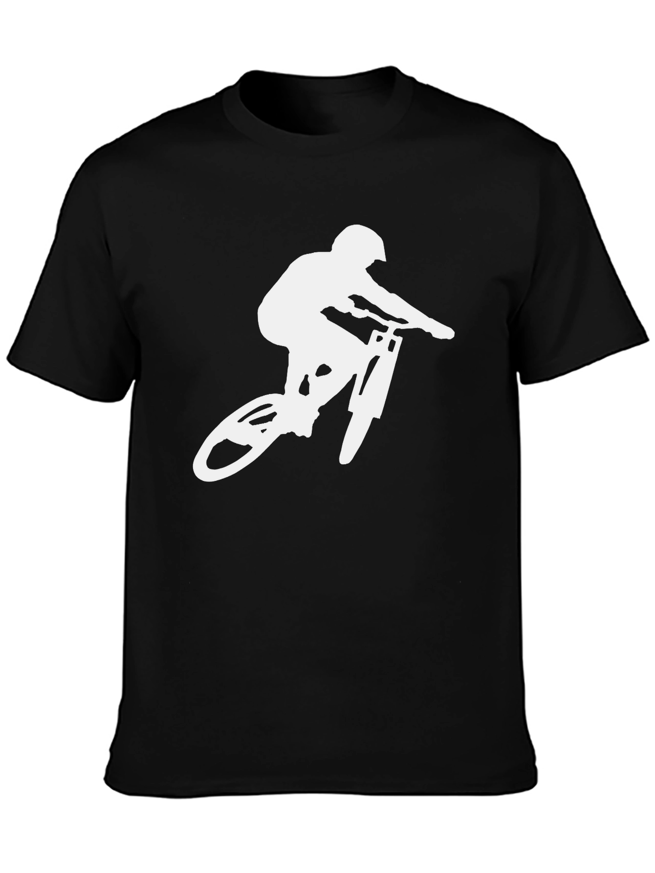 Mountain Biker Graphic Tee - Black