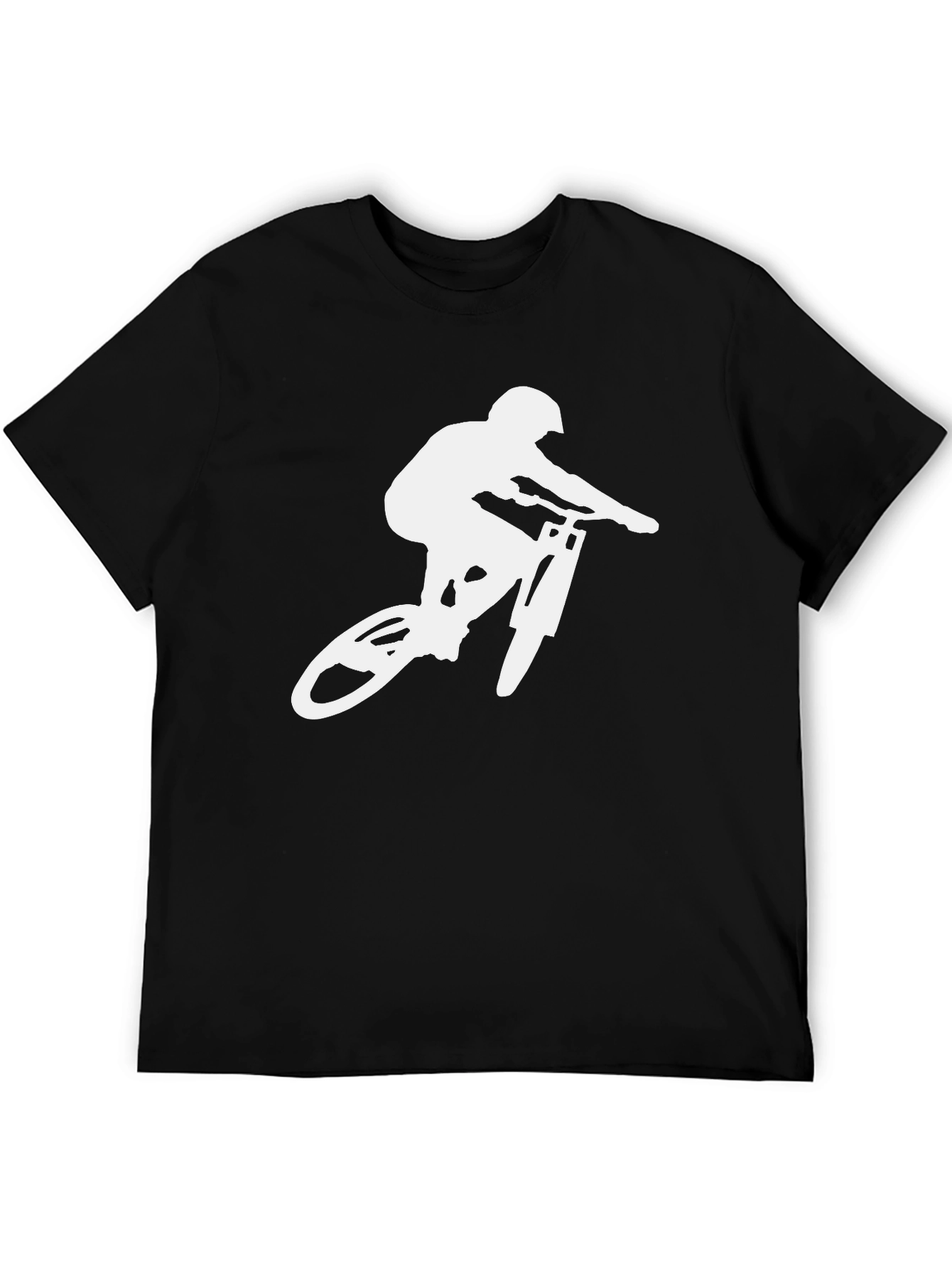 Mountain Biker Graphic Tee - Black