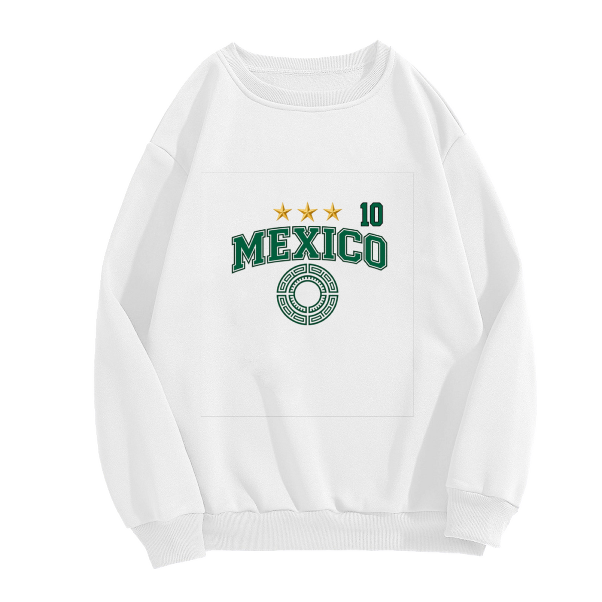 Mexico 10 Aztec Ornament Sport Crewneck Sweatshirt