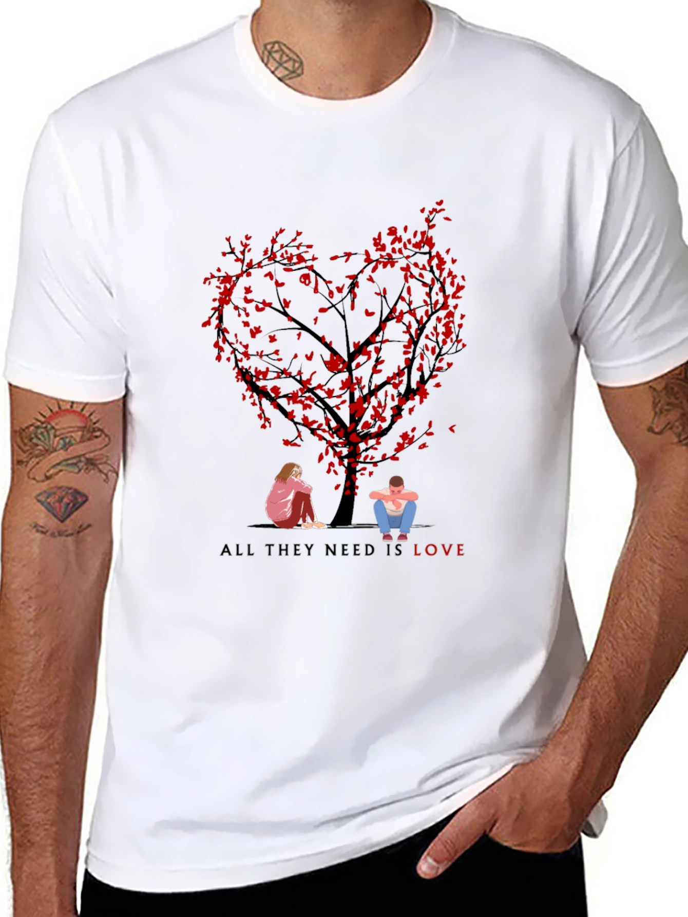 Love Tree Graphic Tee - Unisex Soft Cotton T-Shirt