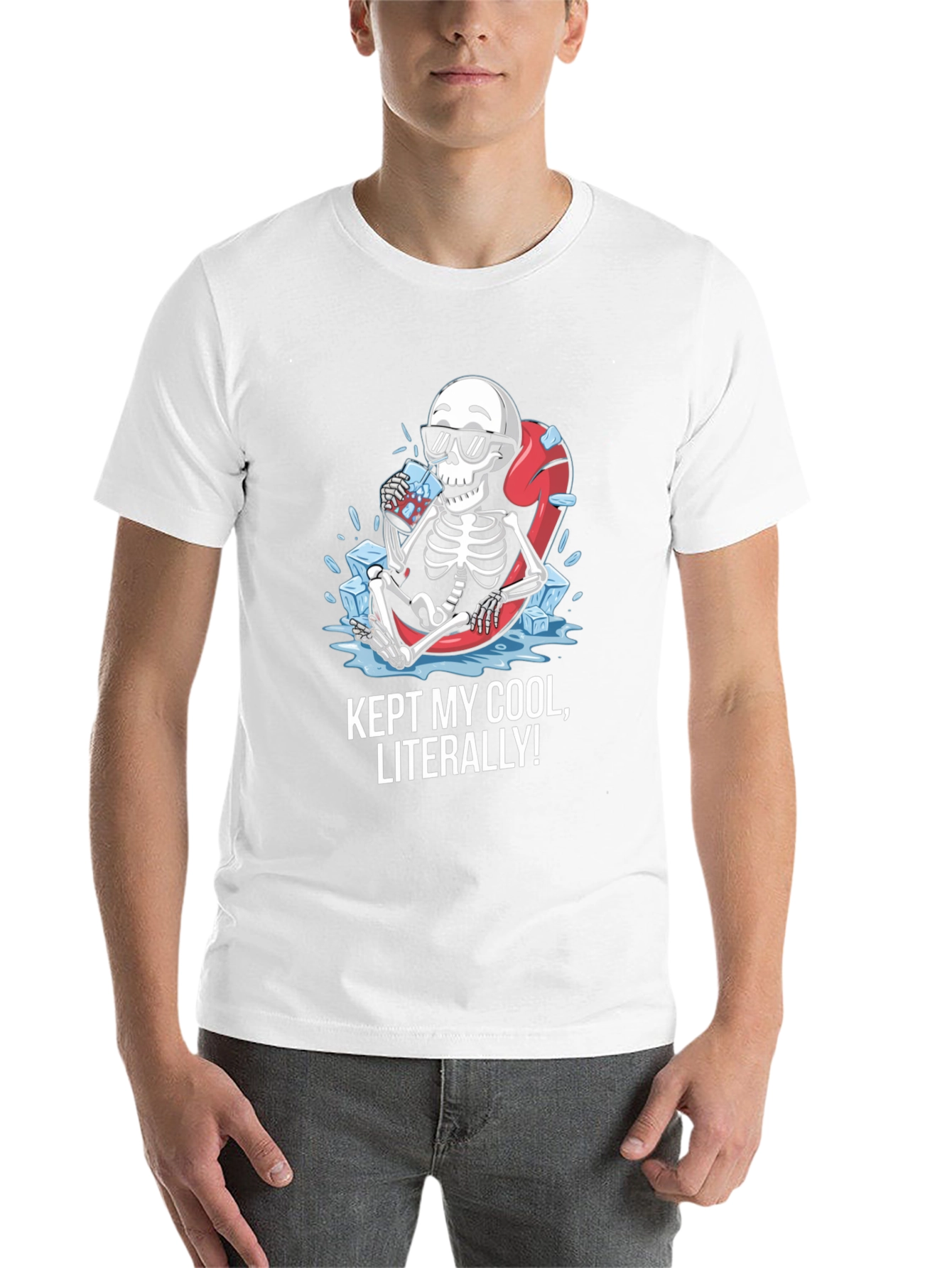 Cool Skeleton Graphic T-Shirt