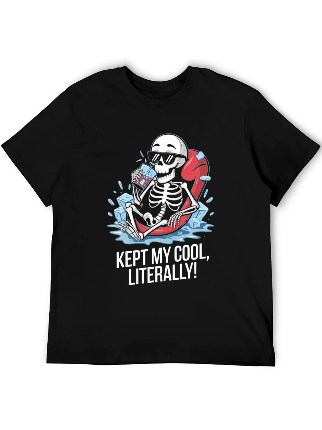 Cool Skeleton Graphic T-Shirt