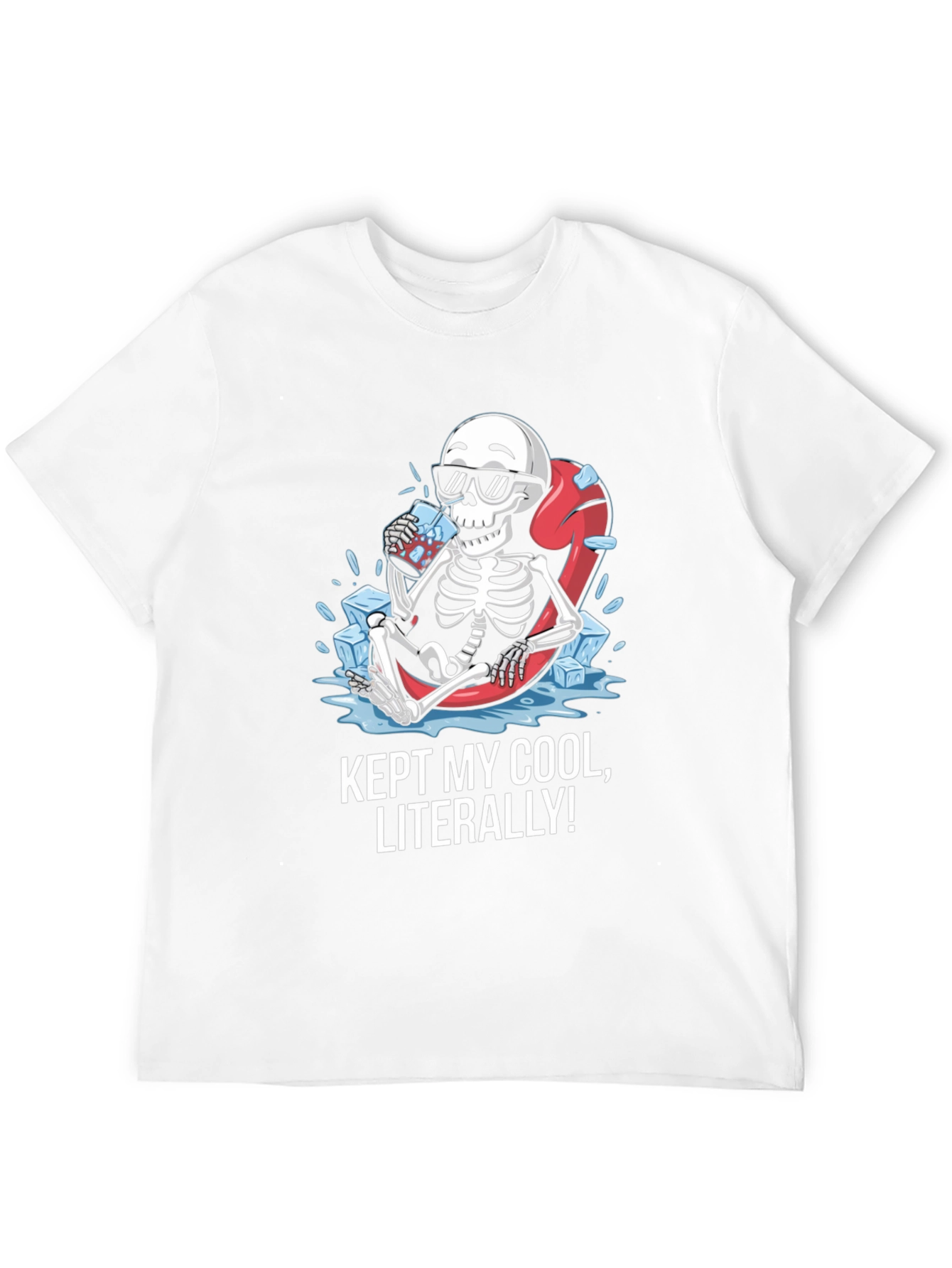 Cool Skeleton Graphic T-Shirt