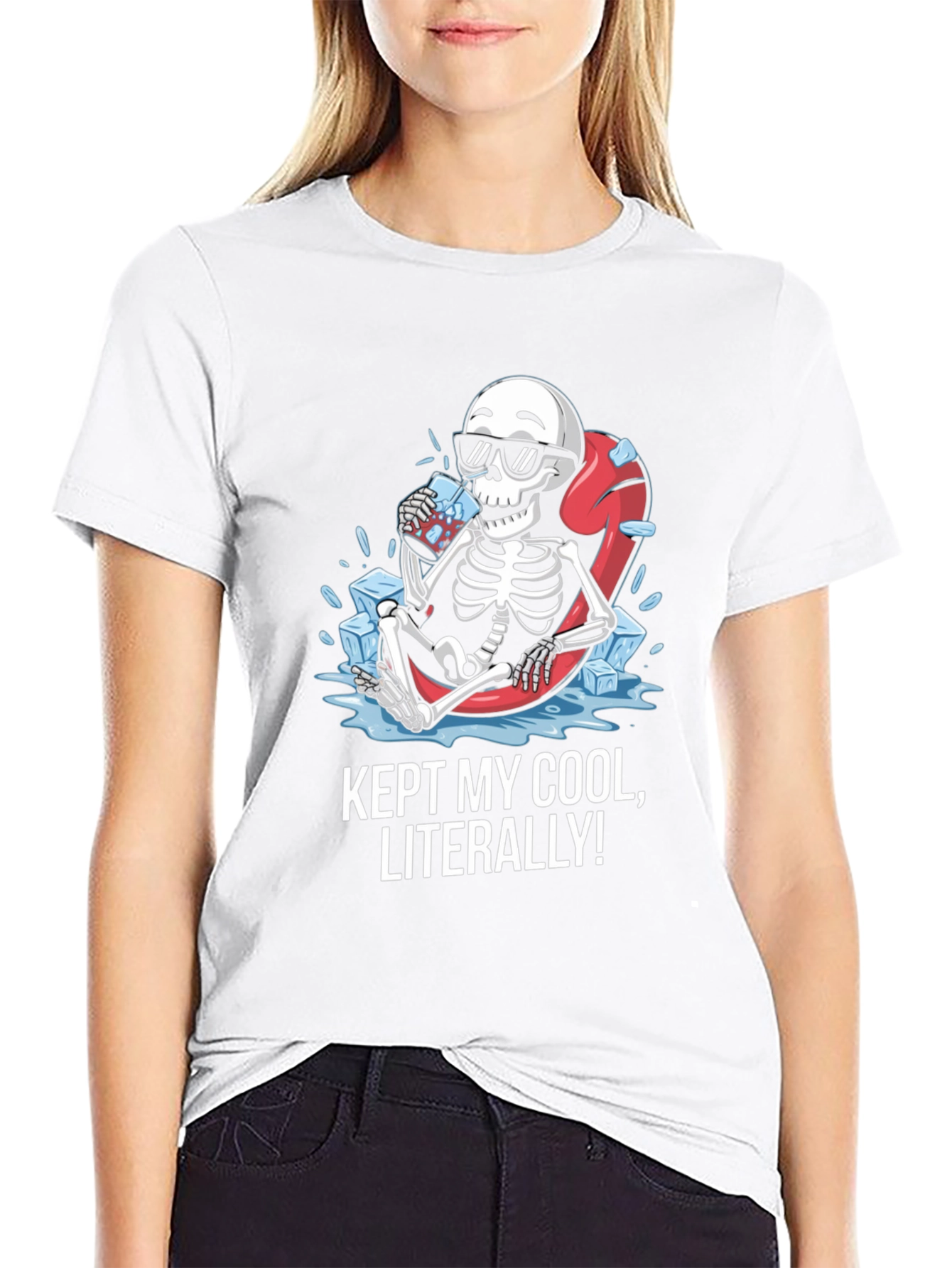 Cool Skeleton Graphic T-Shirt