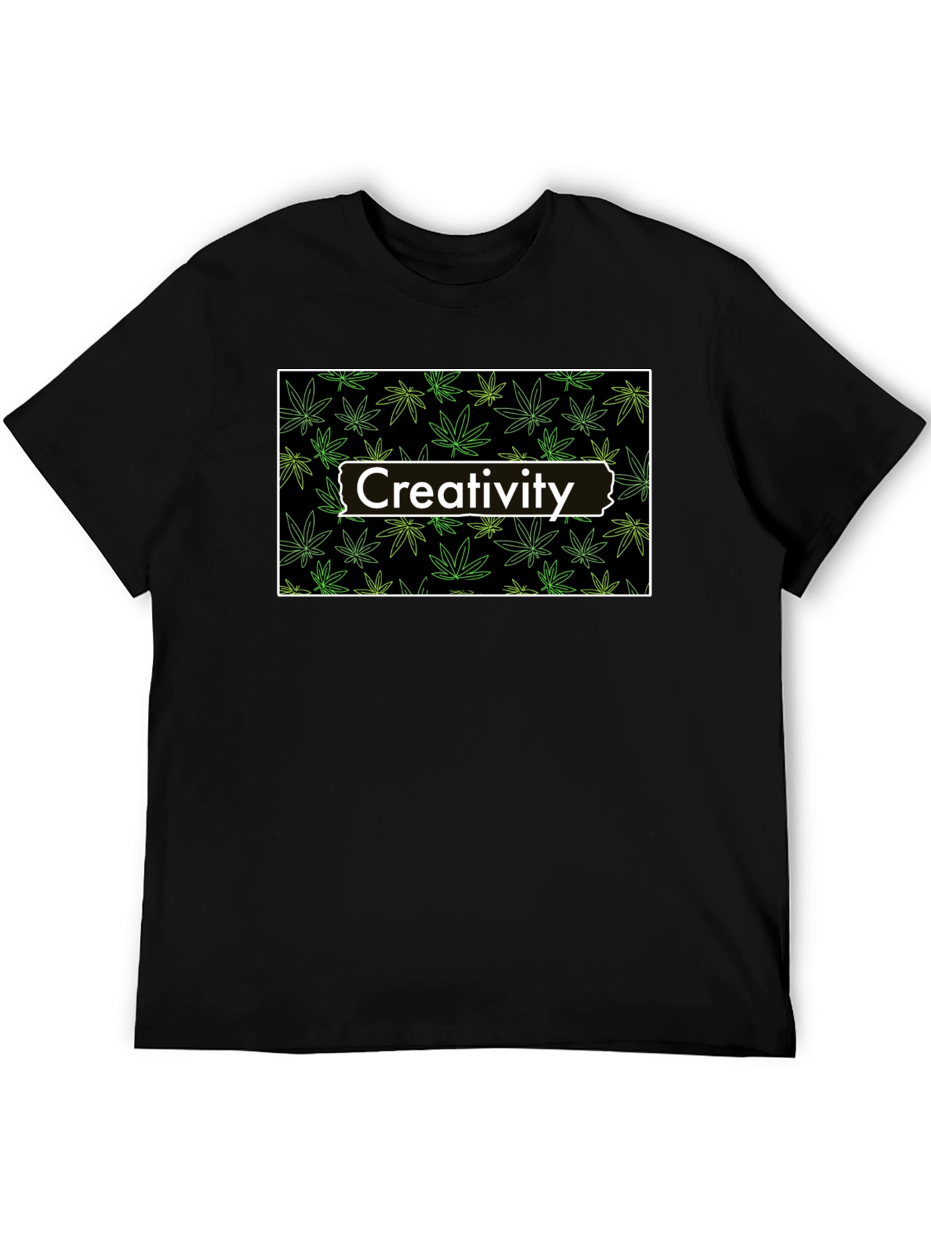 Creativity Marijuana Leaf T-Shirt