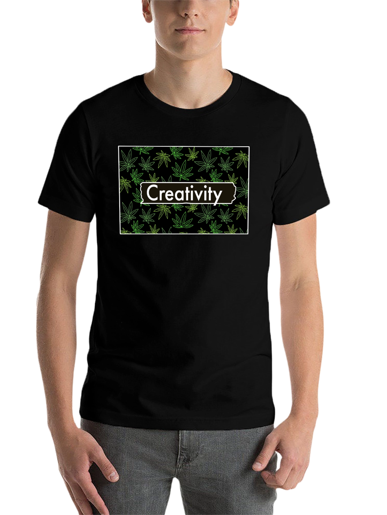 Creativity Marijuana Leaf T-Shirt