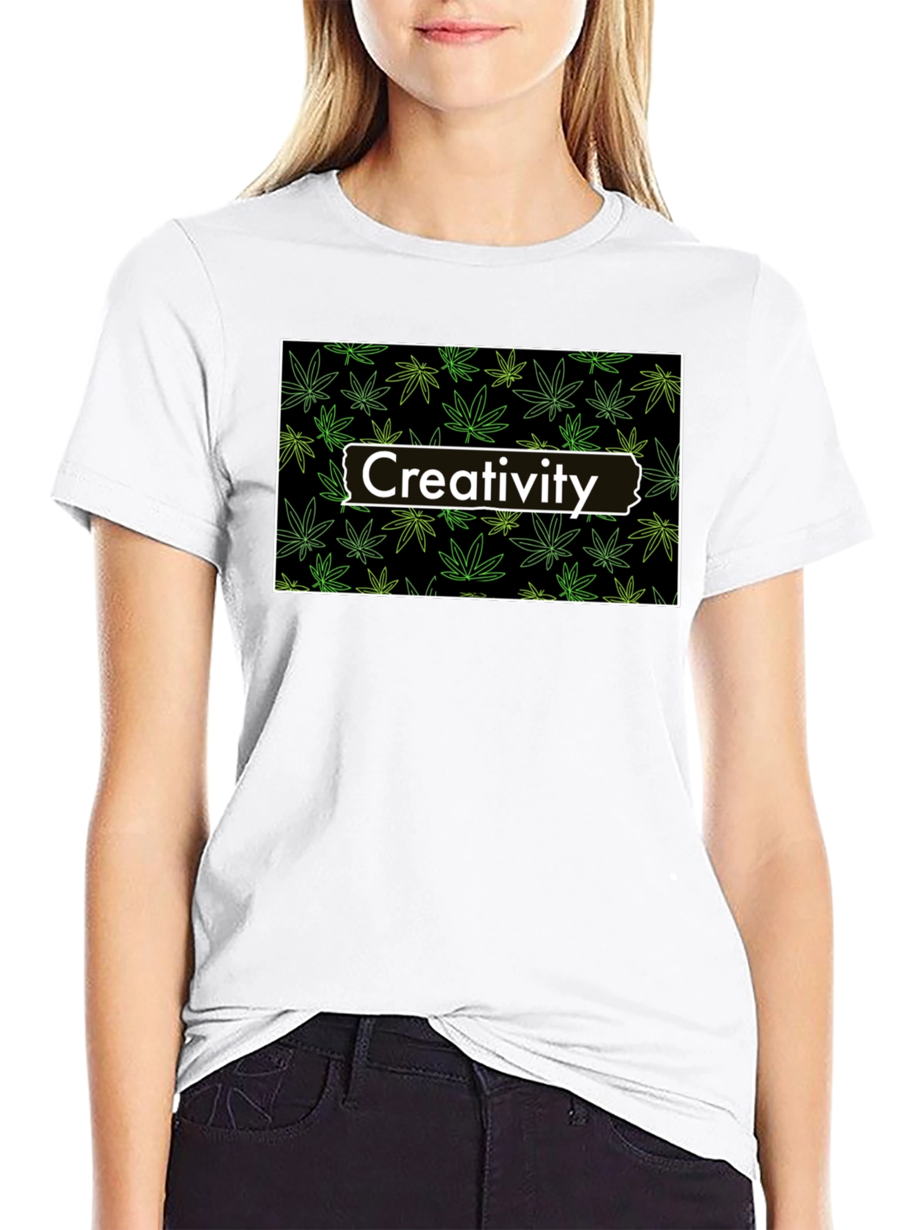 Creativity Marijuana Leaf T-Shirt