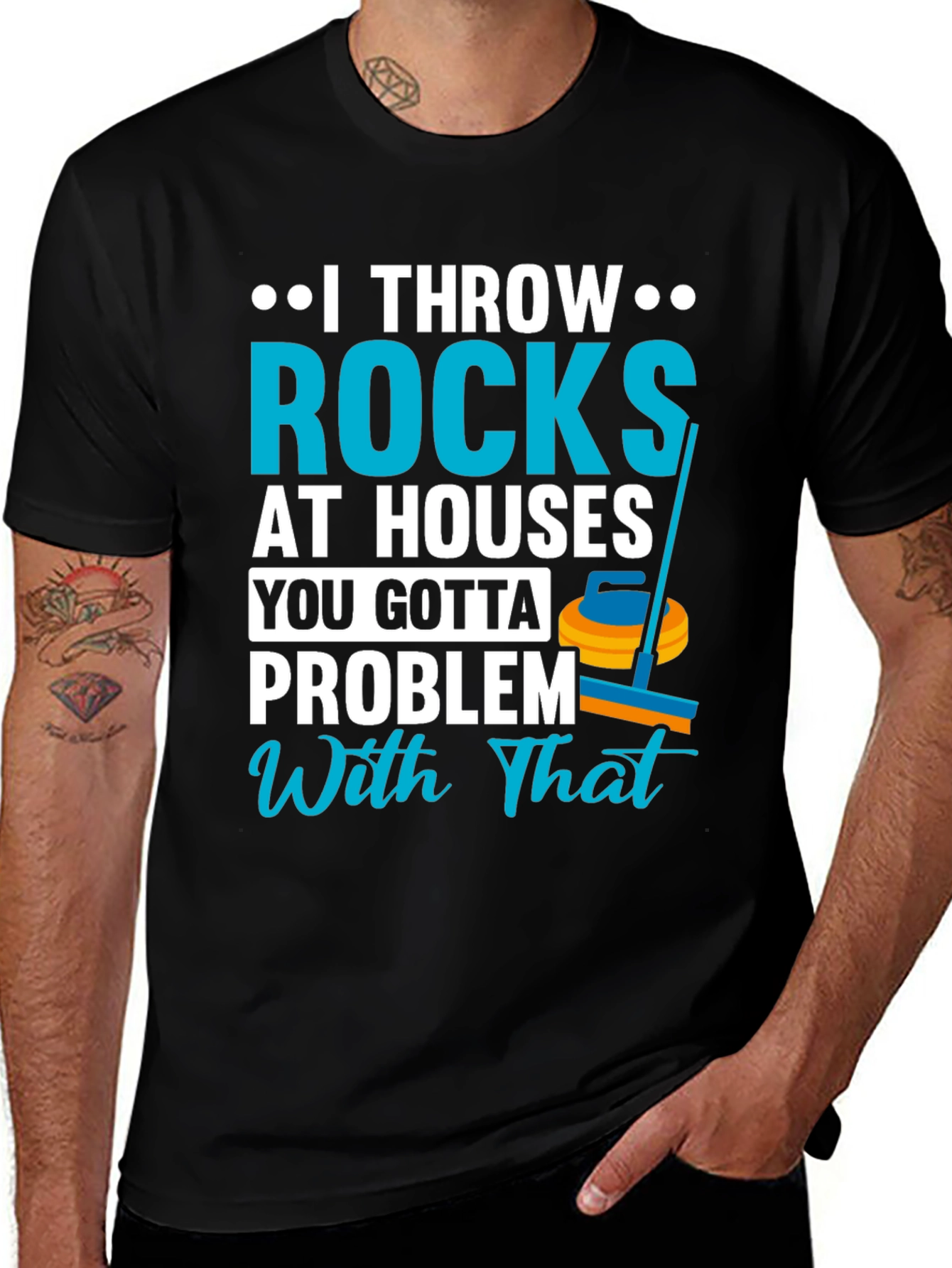I Throw Rocks at Houses T-Shirt