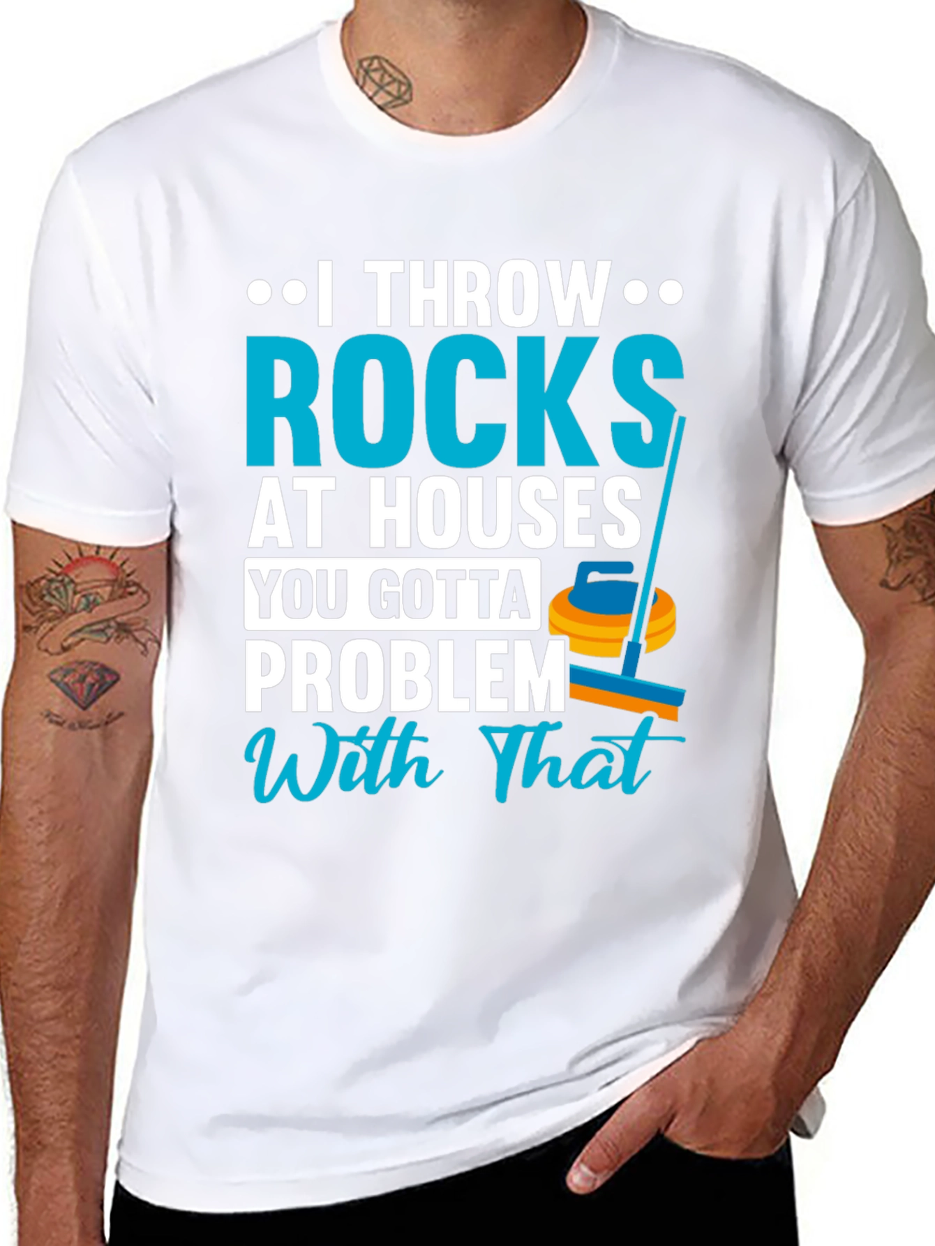 I Throw Rocks at Houses T-Shirt