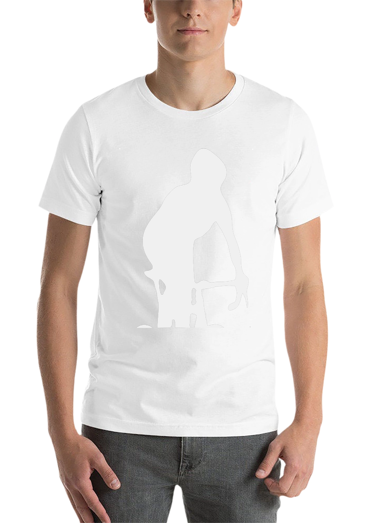 Cyclist Graphic T-Shirt - Black Casual Style