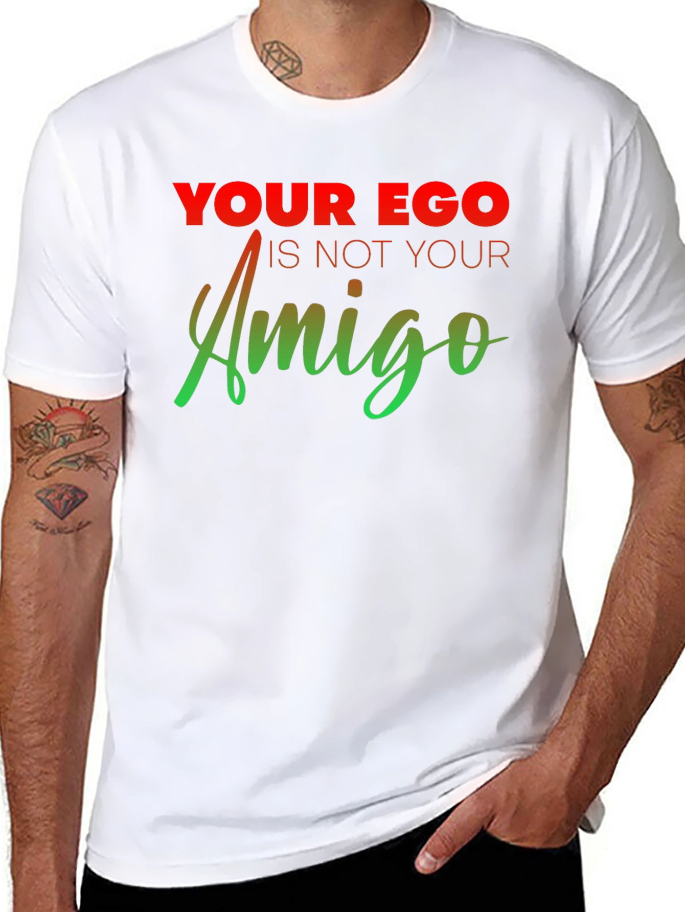Ego Amigo Graphic T-Shirt - Motivational Tee