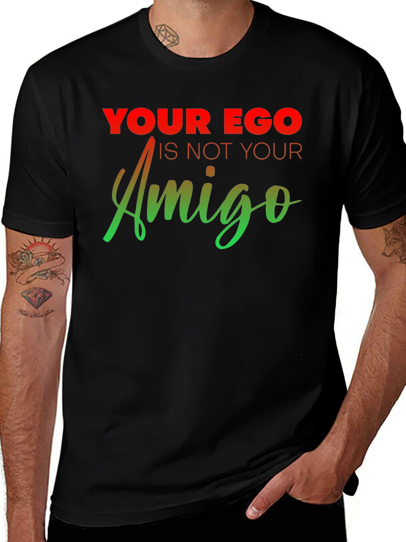 Ego Amigo Graphic T-Shirt - Motivational Tee