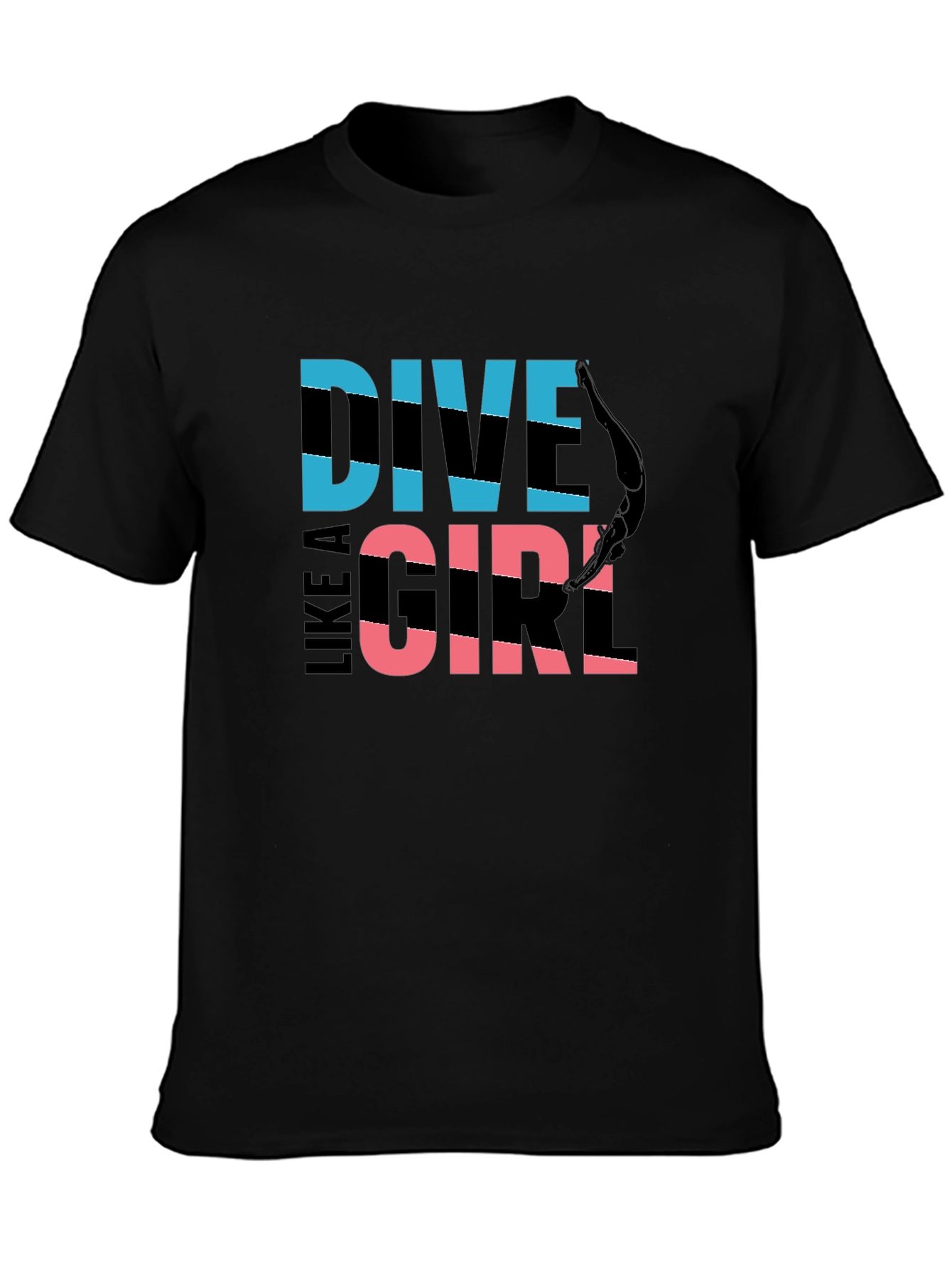 Dive Like a Girl Graphic T-Shirt