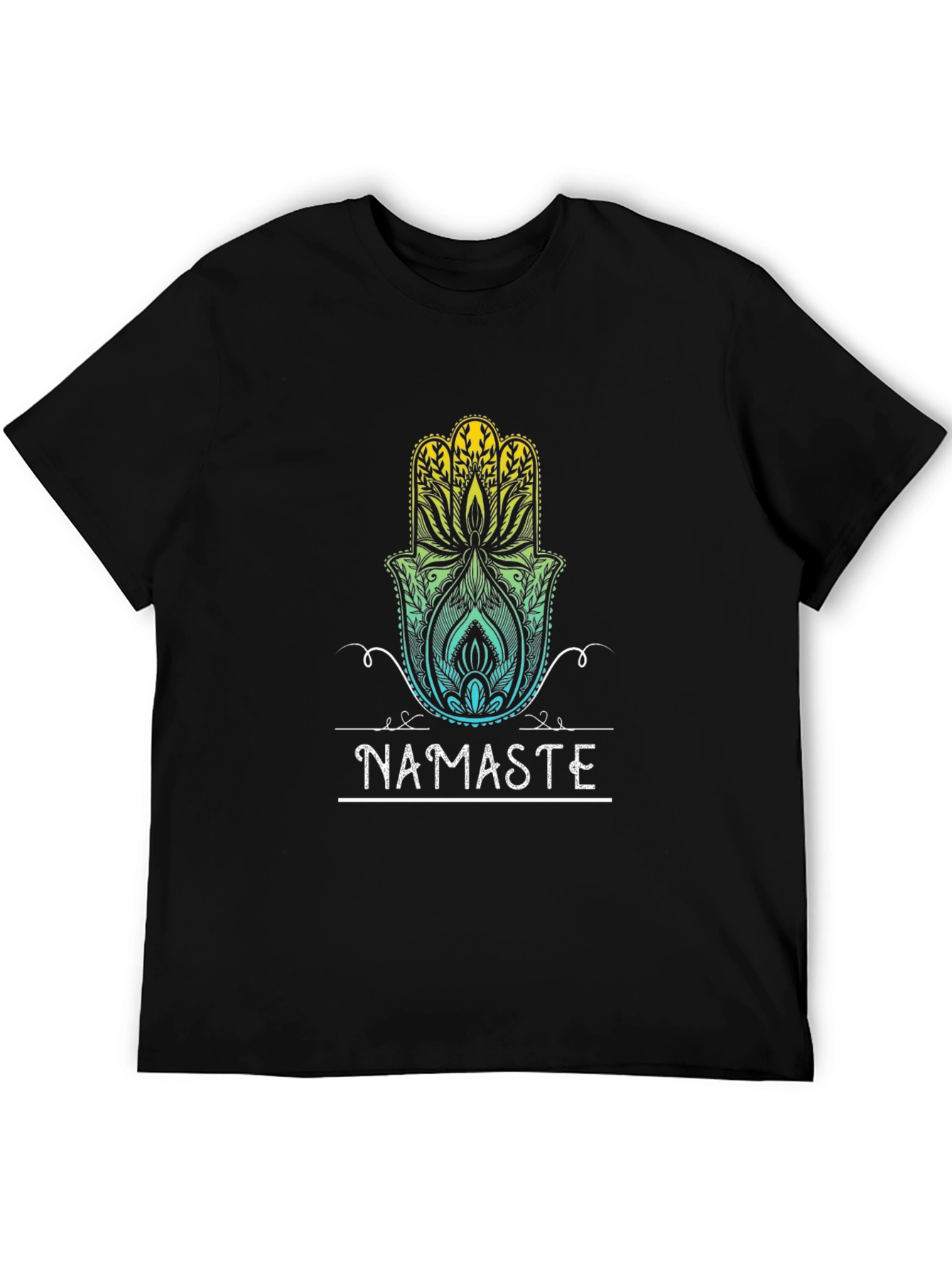 Namaste Graphic Tee - Spiritual Hand Design