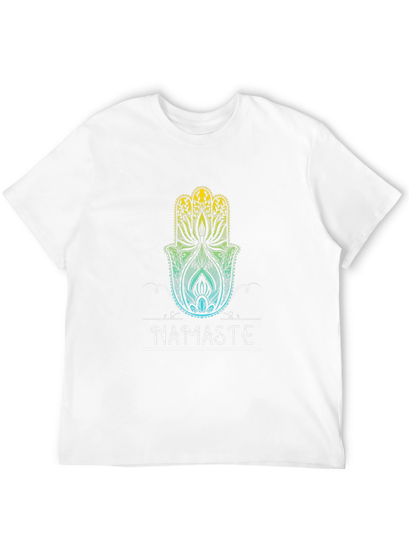 Namaste Graphic Tee - Spiritual Hand Design