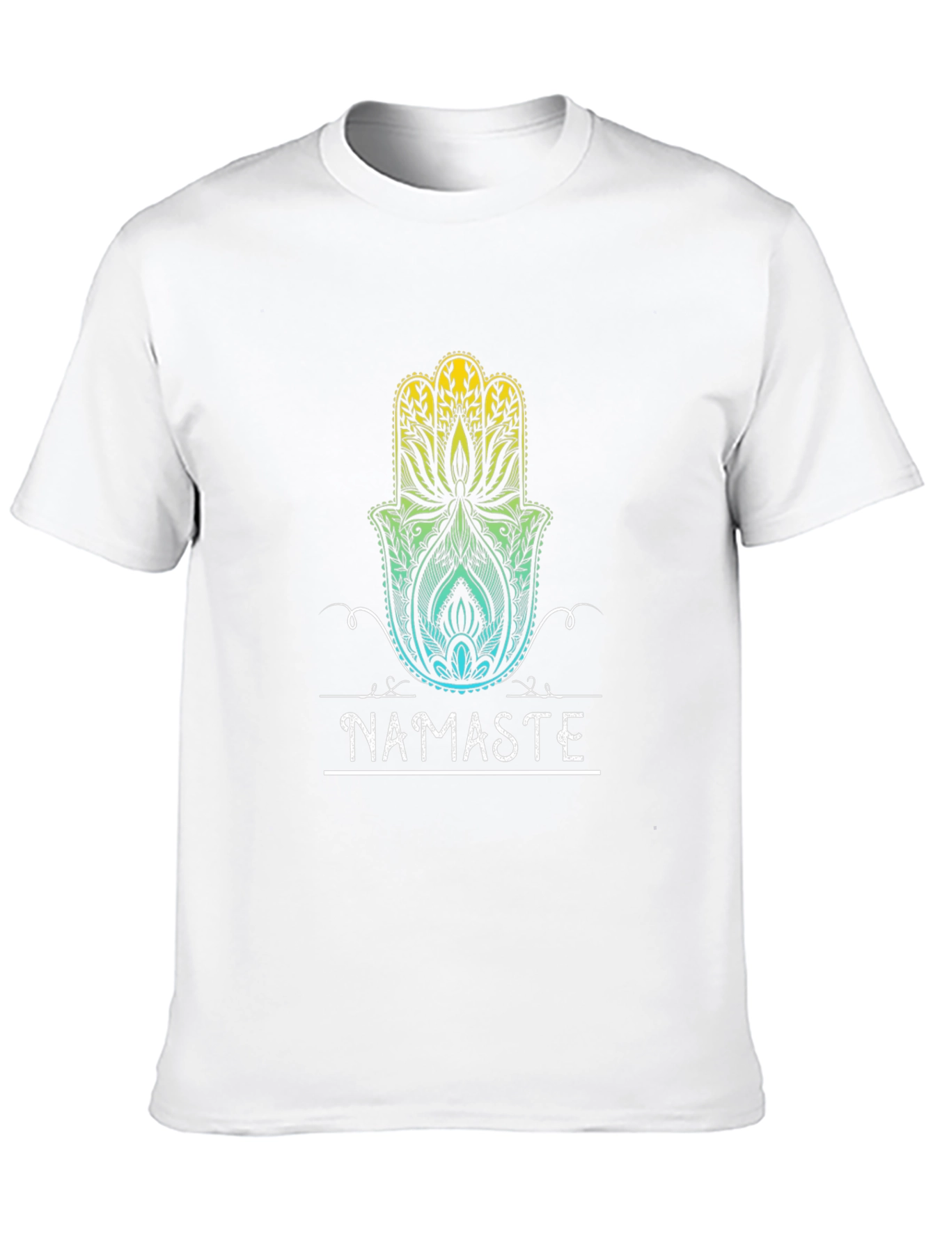 Namaste Graphic Tee - Spiritual Hand Design