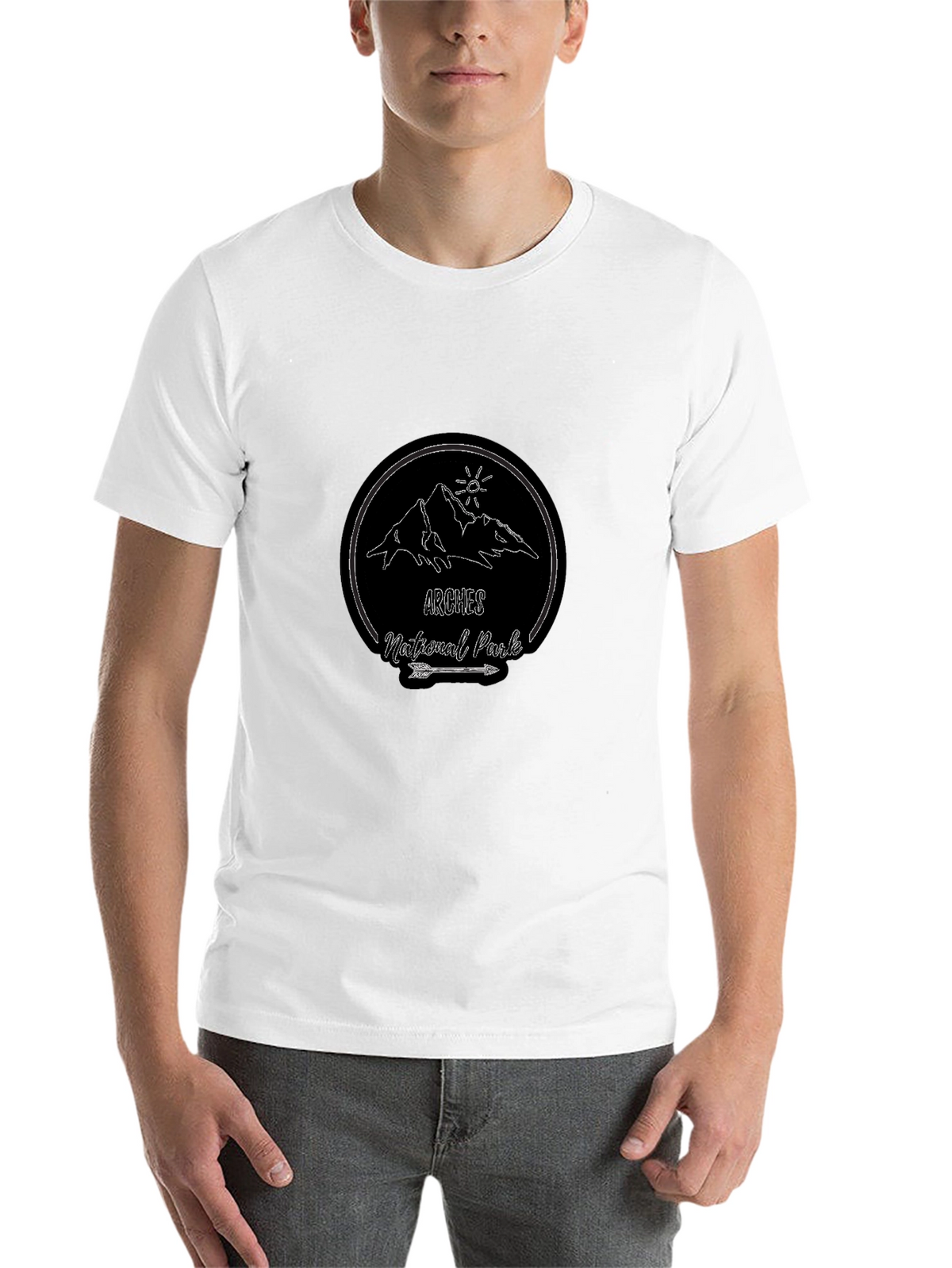 Arches National Park T-Shirt - Black Graphic Tee