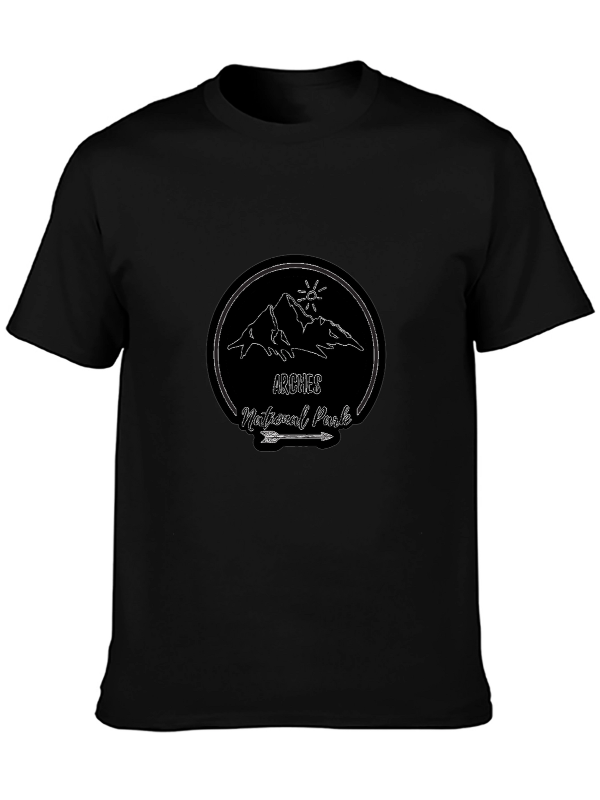 Arches National Park T-Shirt - Black Graphic Tee