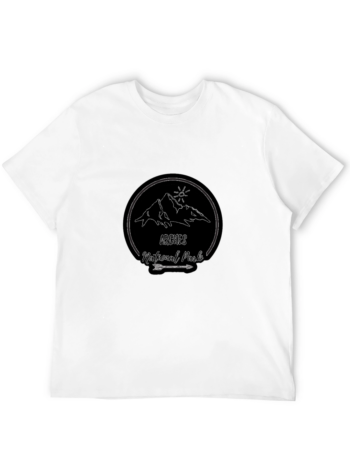 Arches National Park T-Shirt - Black Graphic Tee