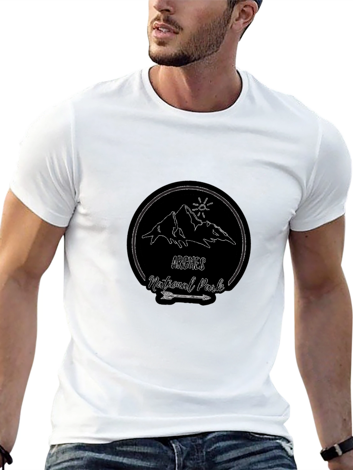 Arches National Park T-Shirt - Black Graphic Tee