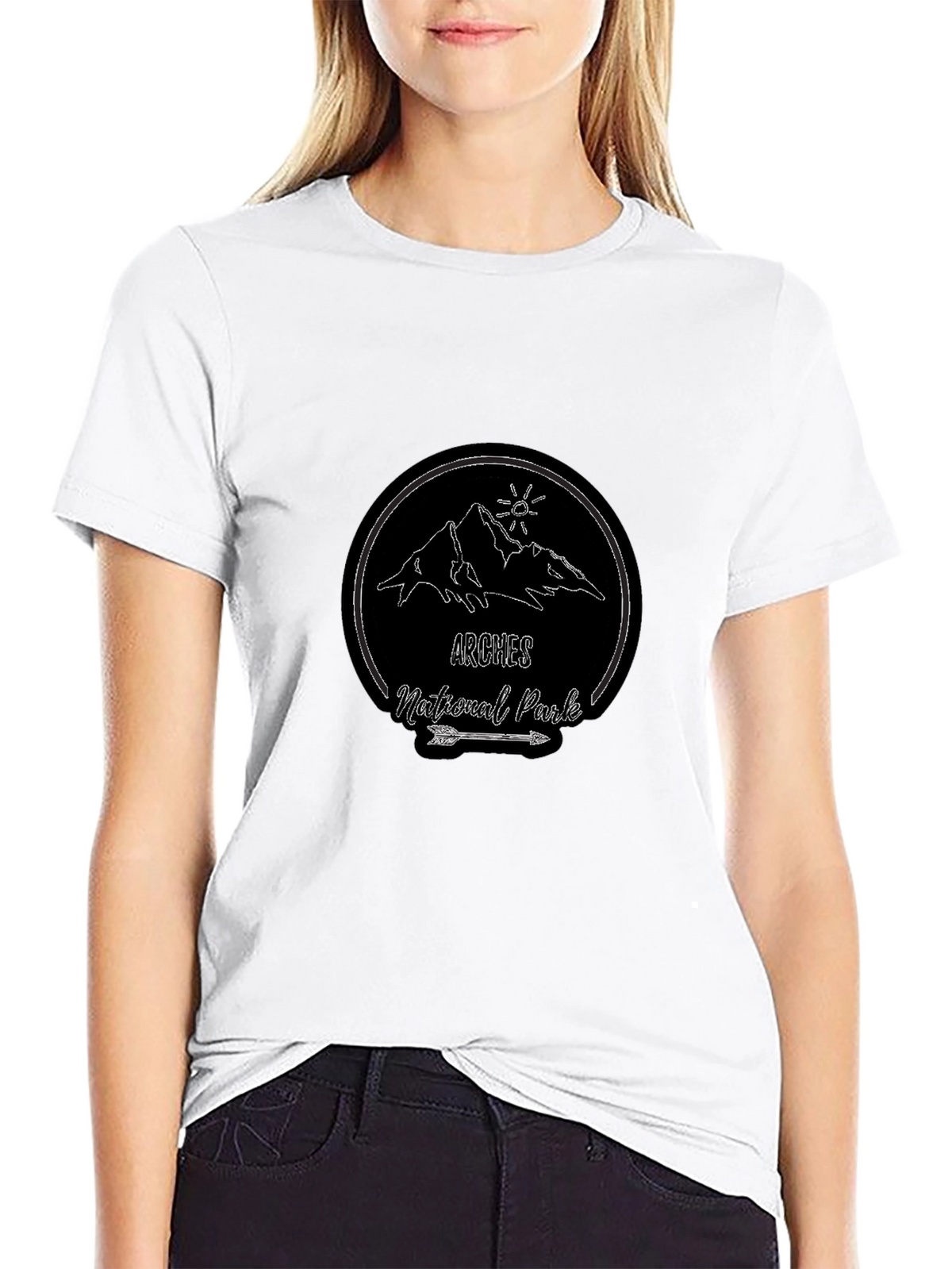 Arches National Park T-Shirt - Black Graphic Tee