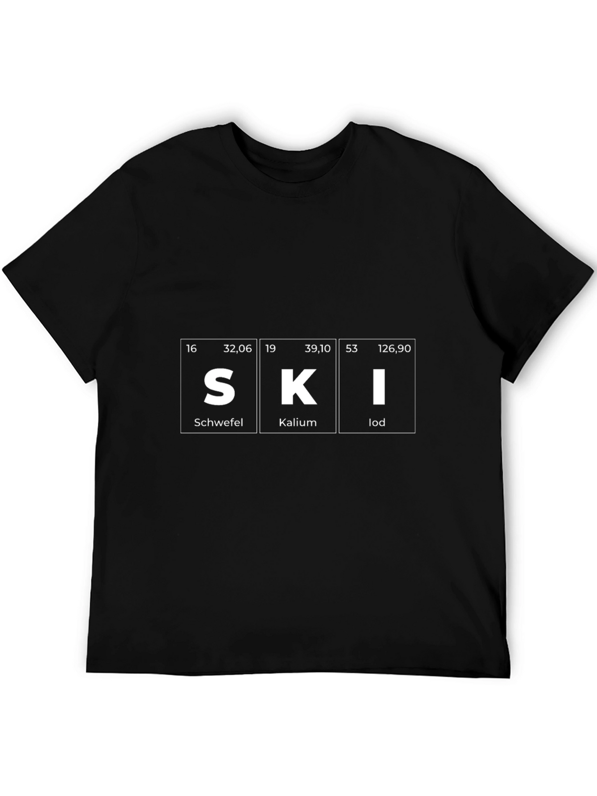 SKI Periodic Table T-Shirt - Black