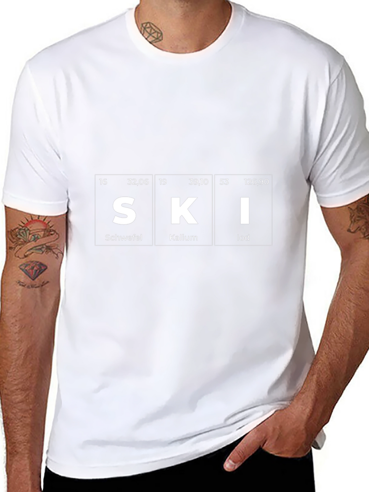SKI Periodic Table T-Shirt - Black