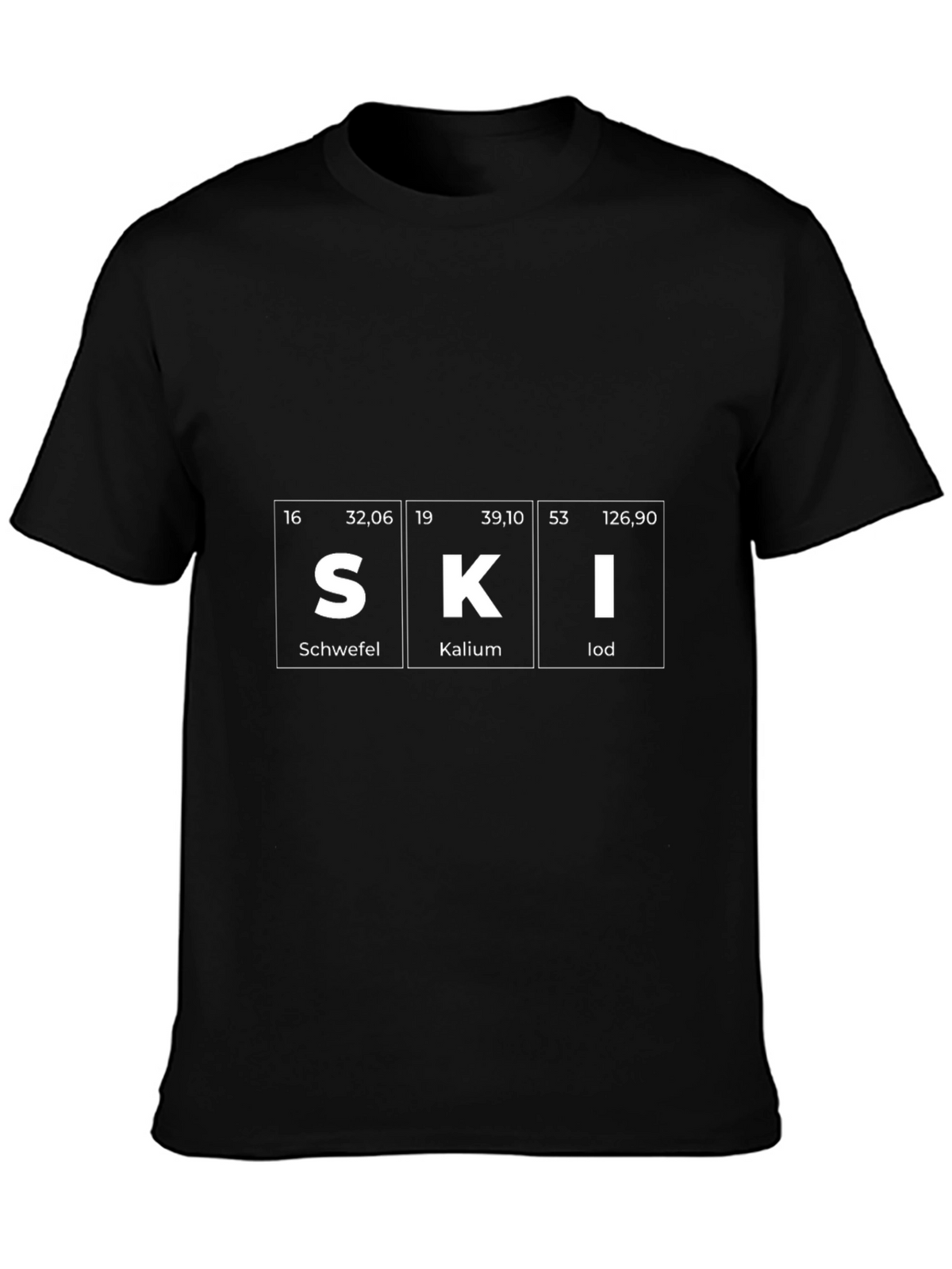 SKI Periodic Table T-Shirt - Black