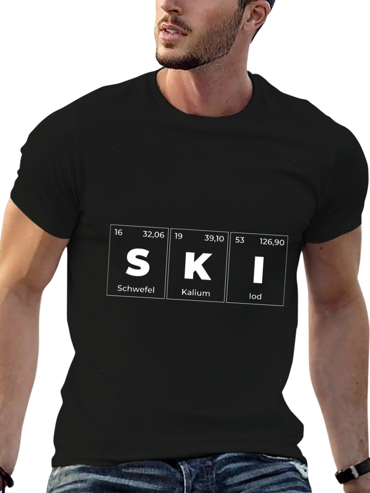 SKI Periodic Table T-Shirt - Black