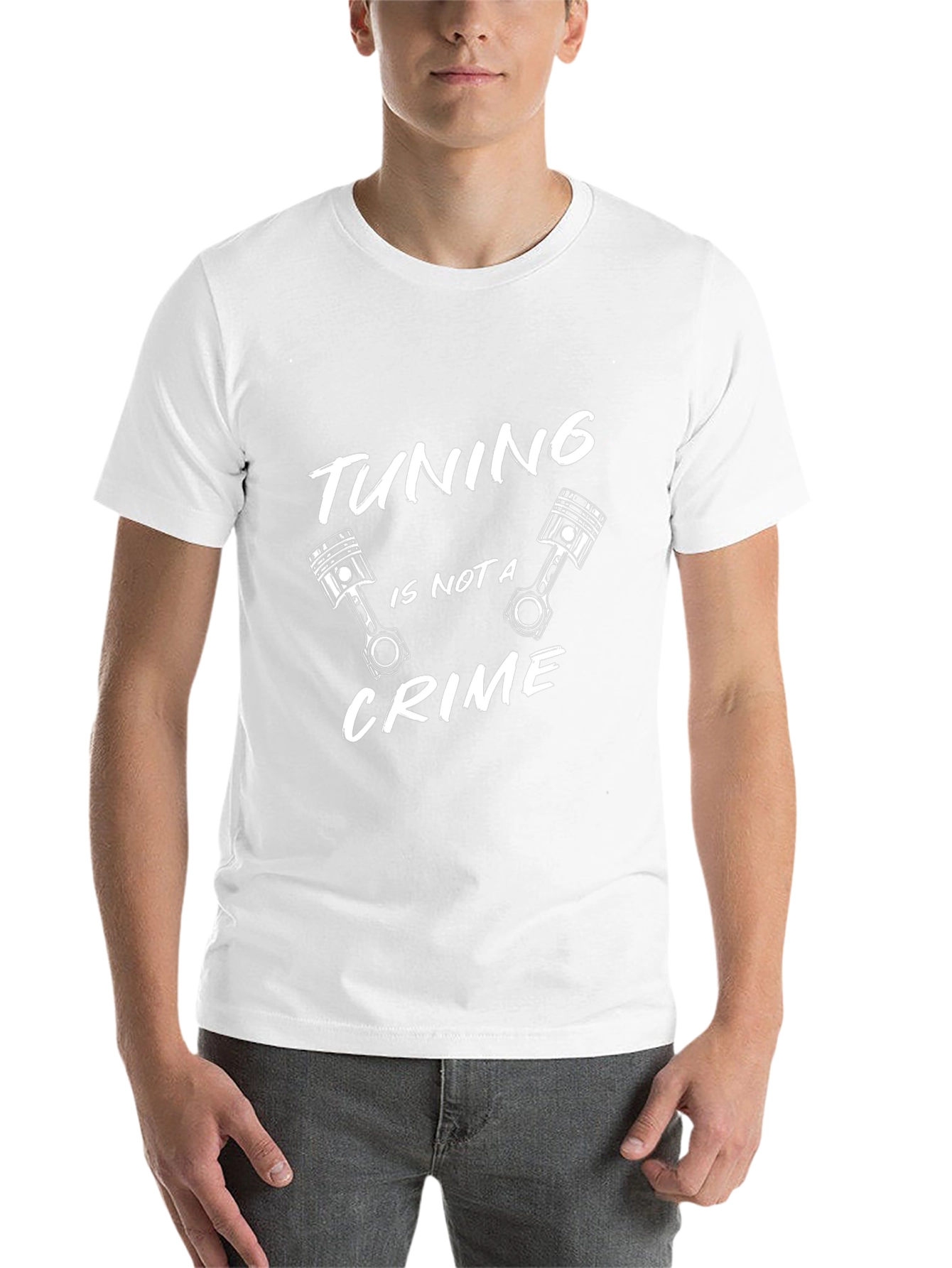 Tuning Is Not A Crime Black T-Shirt