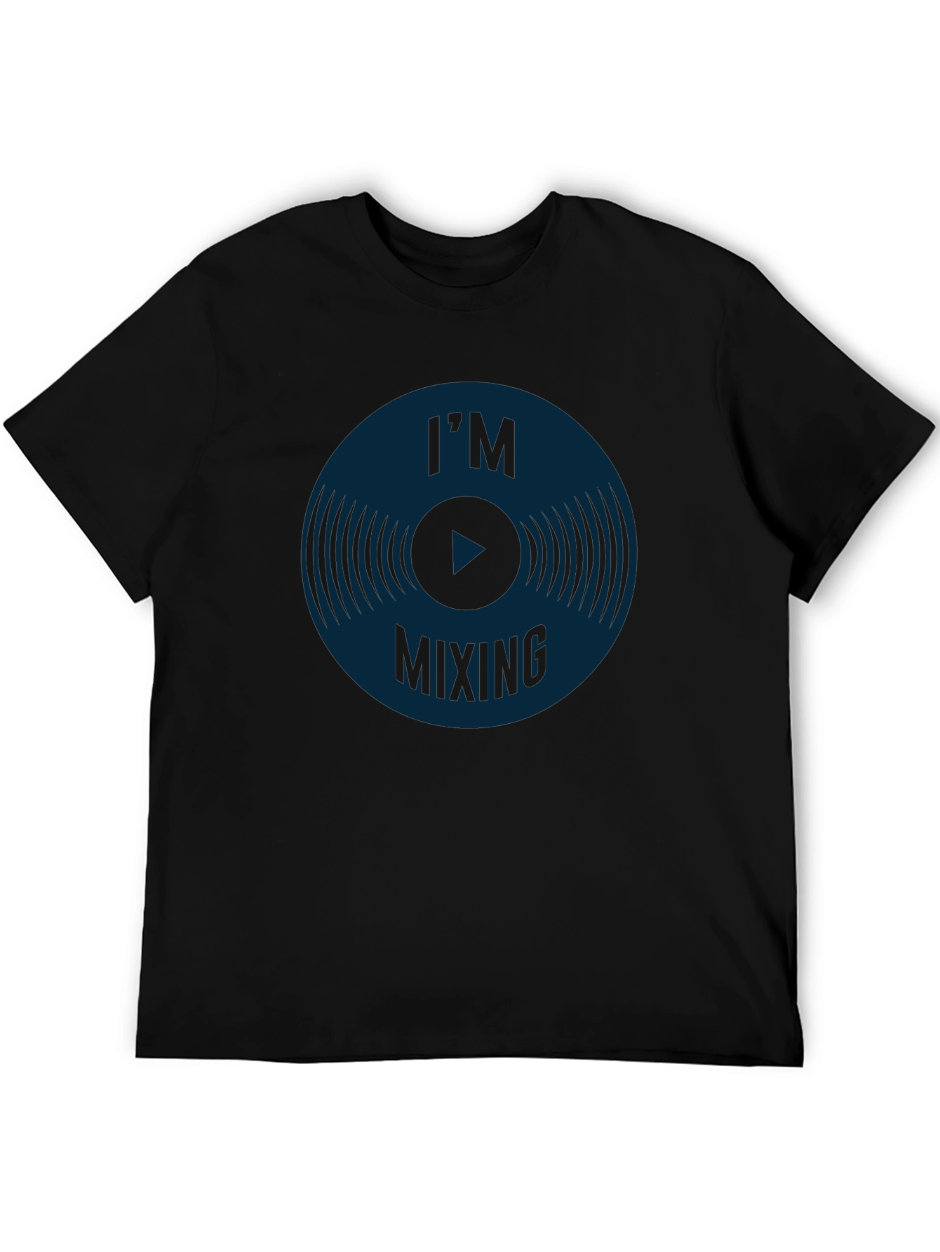 DJ Mixing Vinyl Record T-Shirt