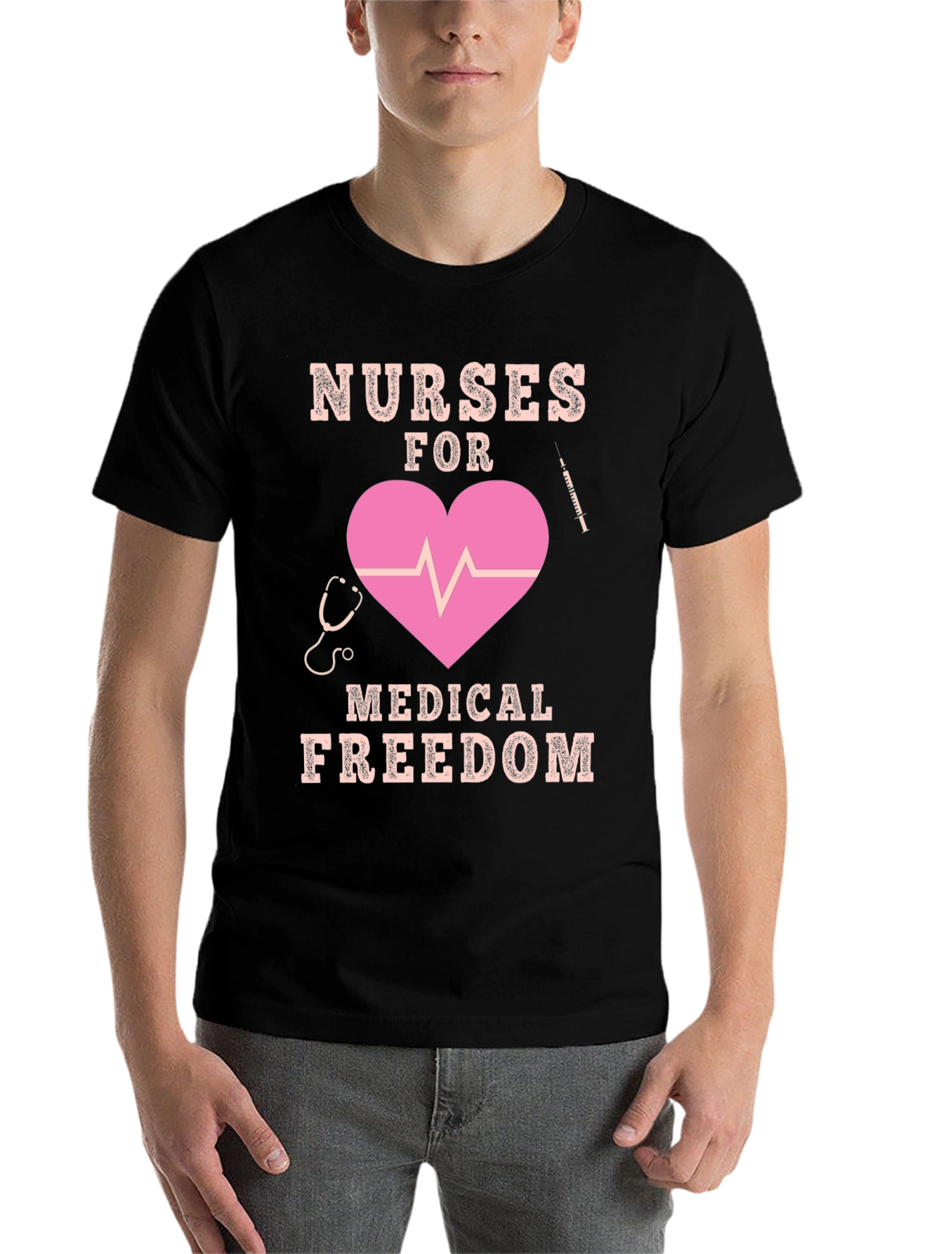Nurses for Medical Freedom Graphic T-Shirt