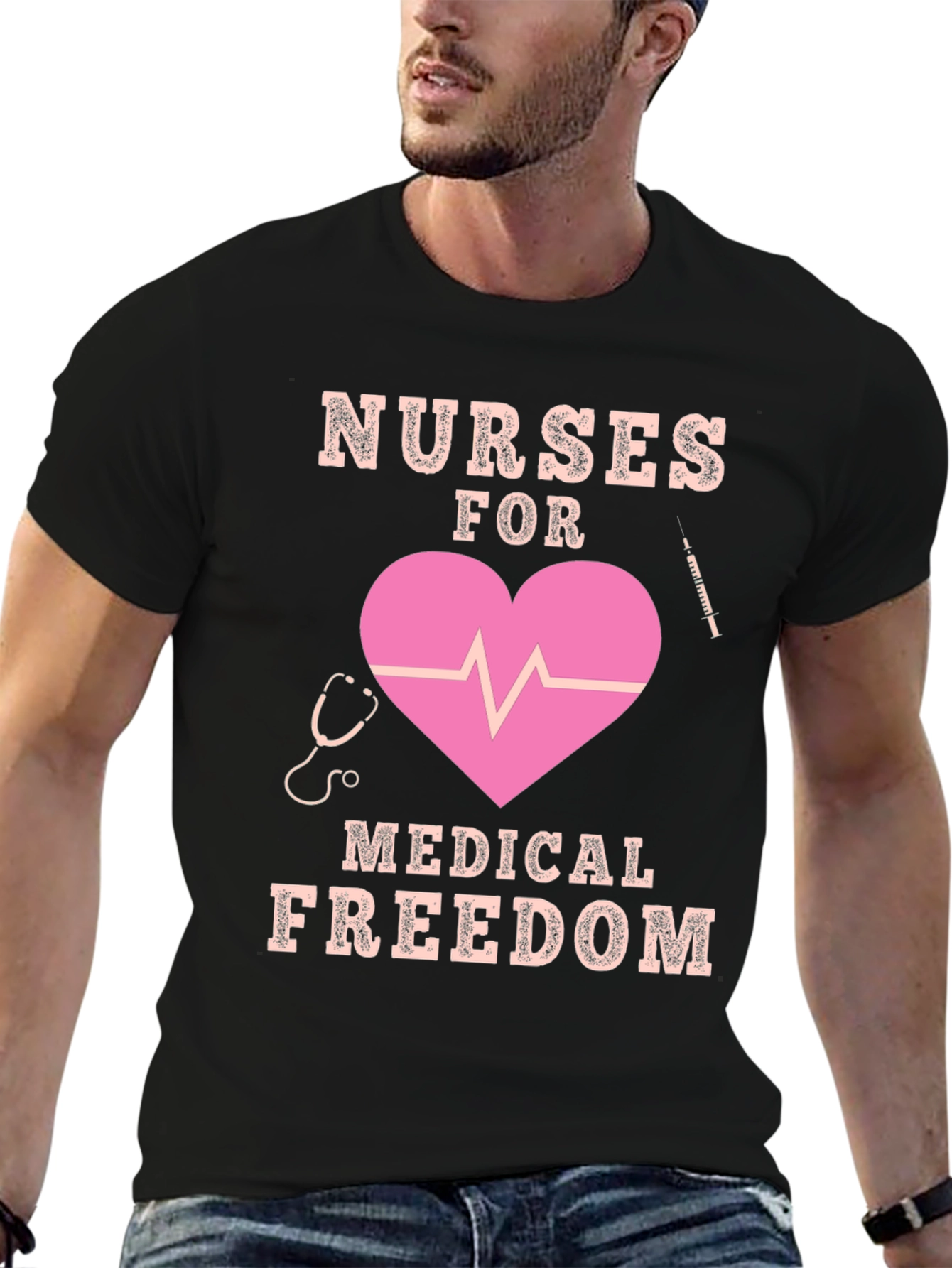 Nurses for Medical Freedom Graphic T-Shirt