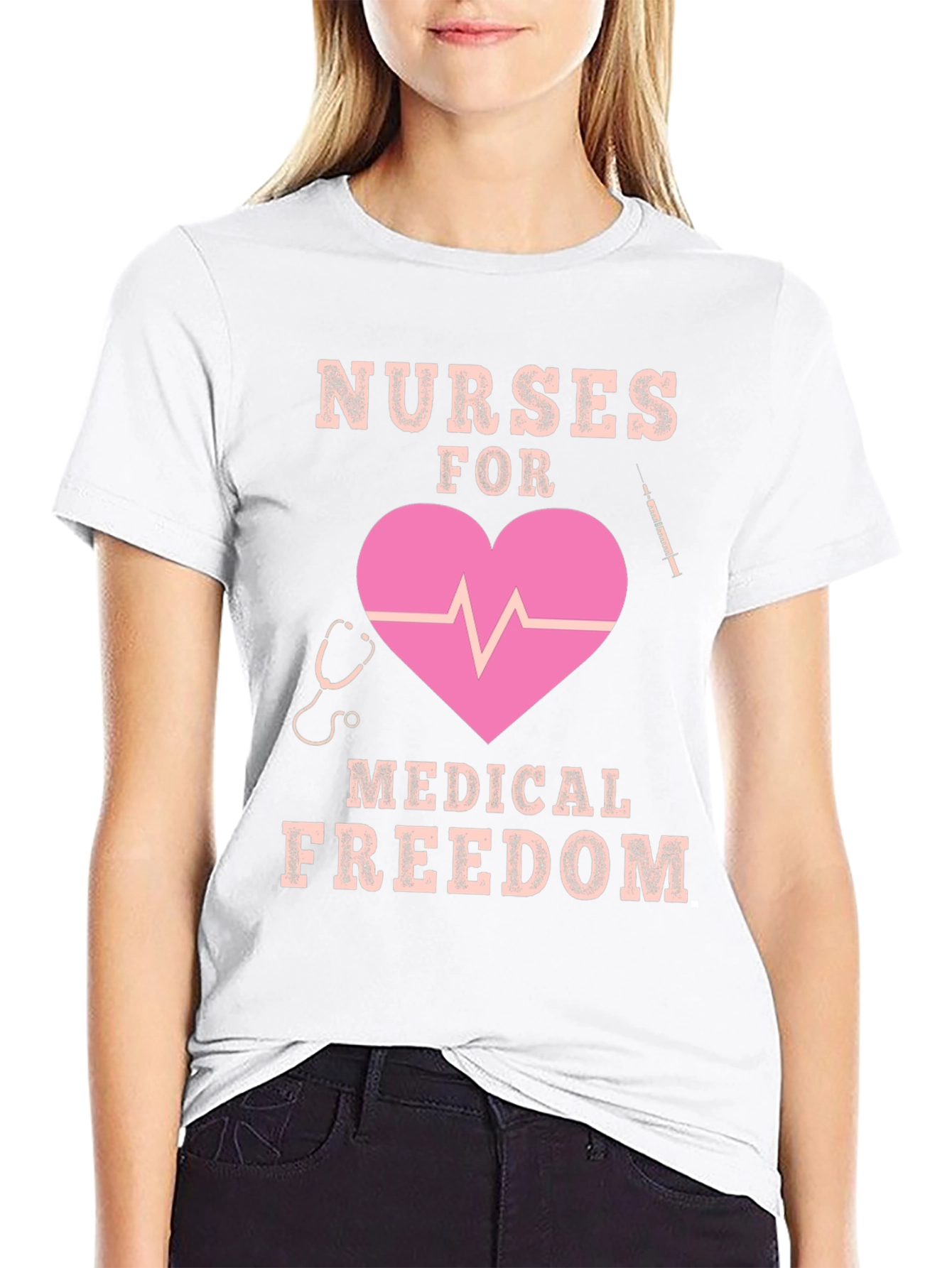 Nurses for Medical Freedom Graphic T-Shirt