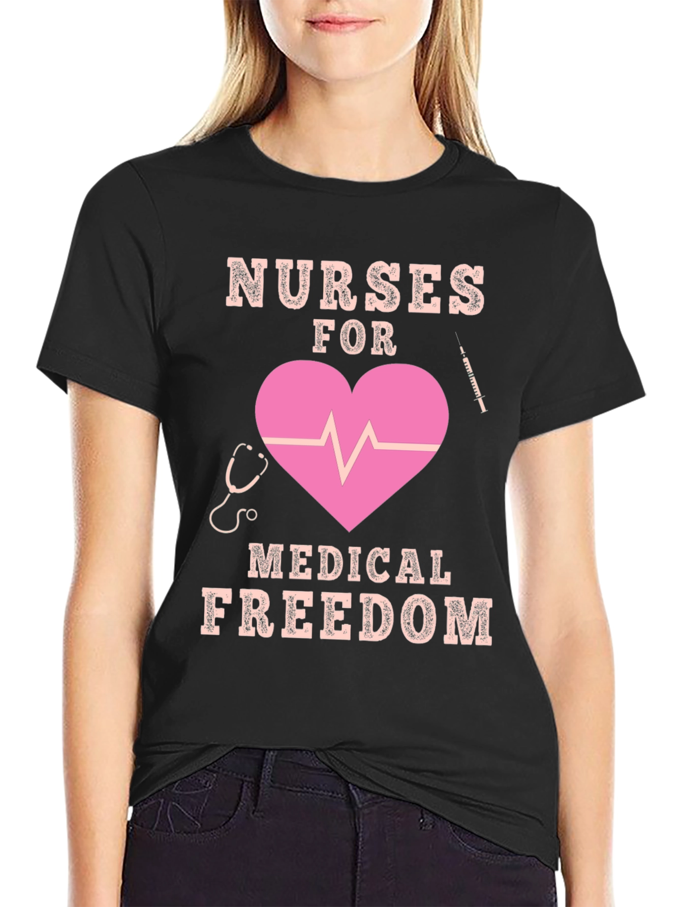 Nurses for Medical Freedom Graphic T-Shirt