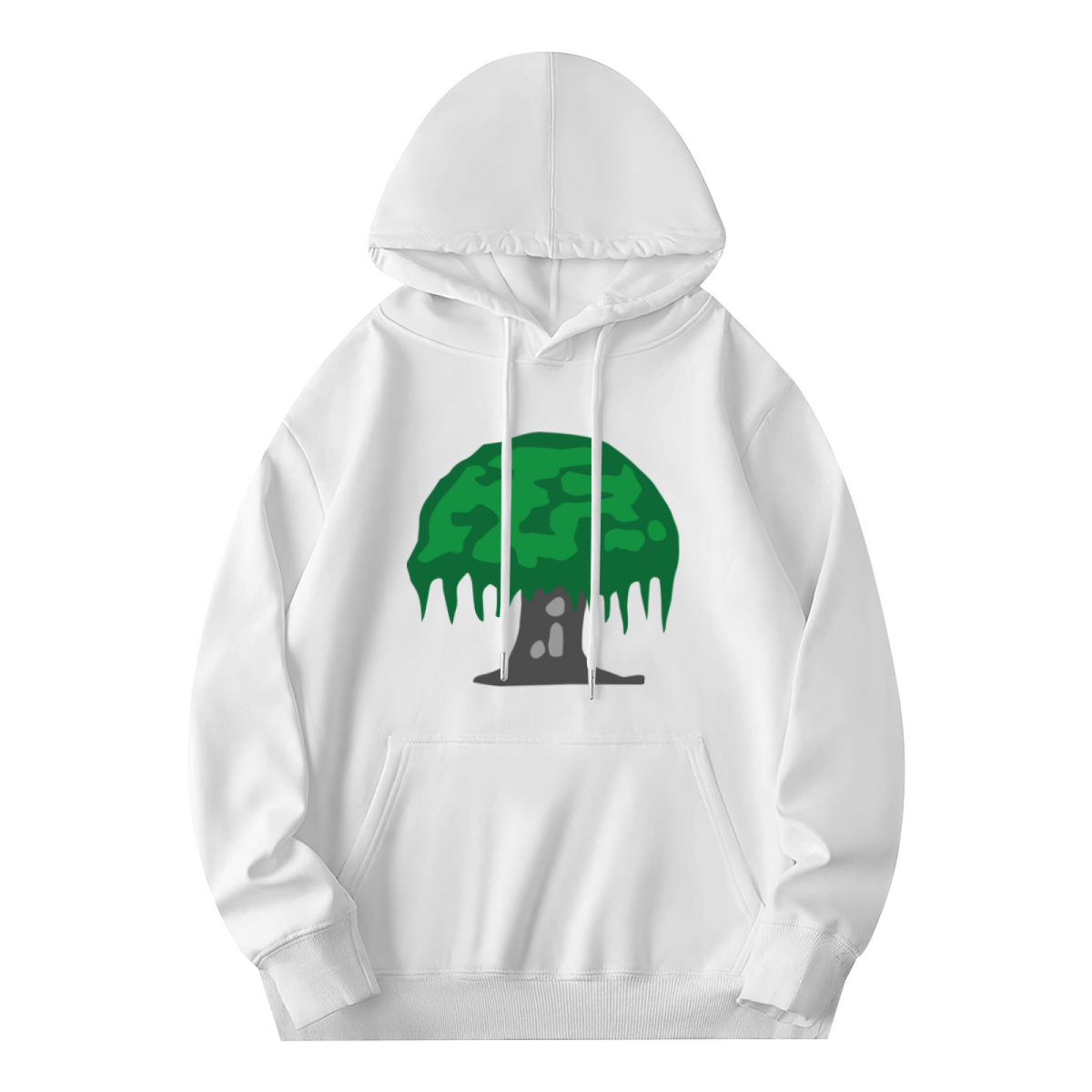 Nature & Patriotic Design Hoodie - Unisex Pullover Sweatshirt, Graphic Print, Casual Streetwear Fashion