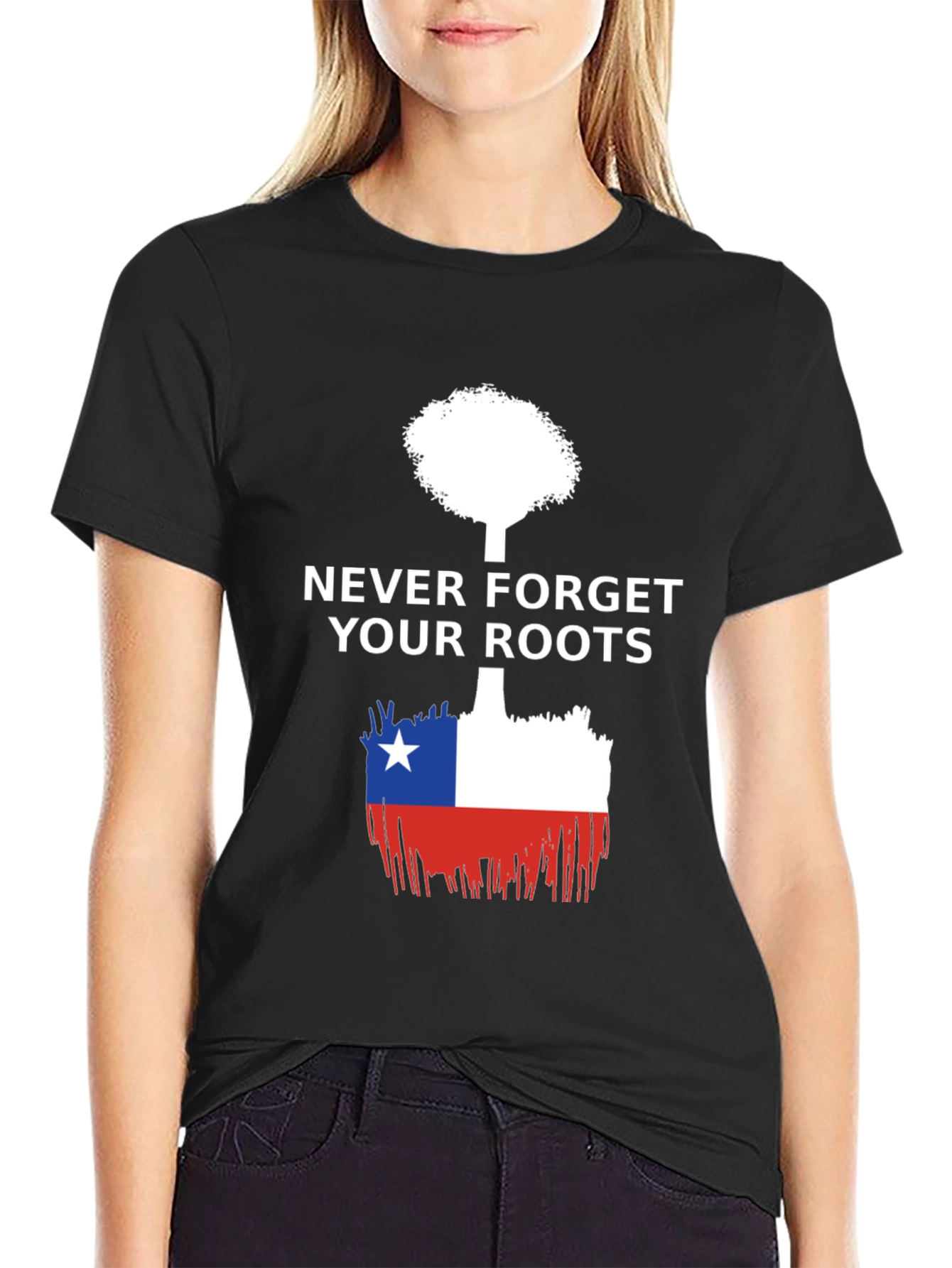 Never Forget Your Roots Flag T-Shirt