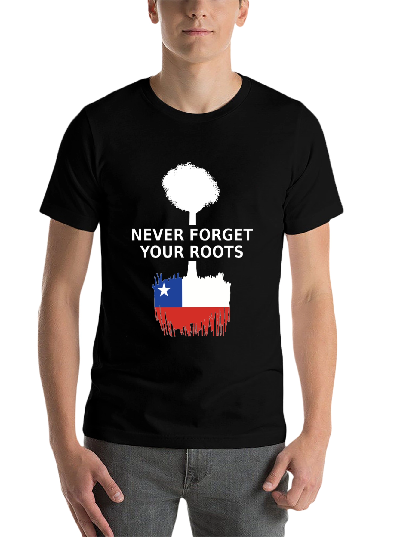 Never Forget Your Roots Flag T-Shirt