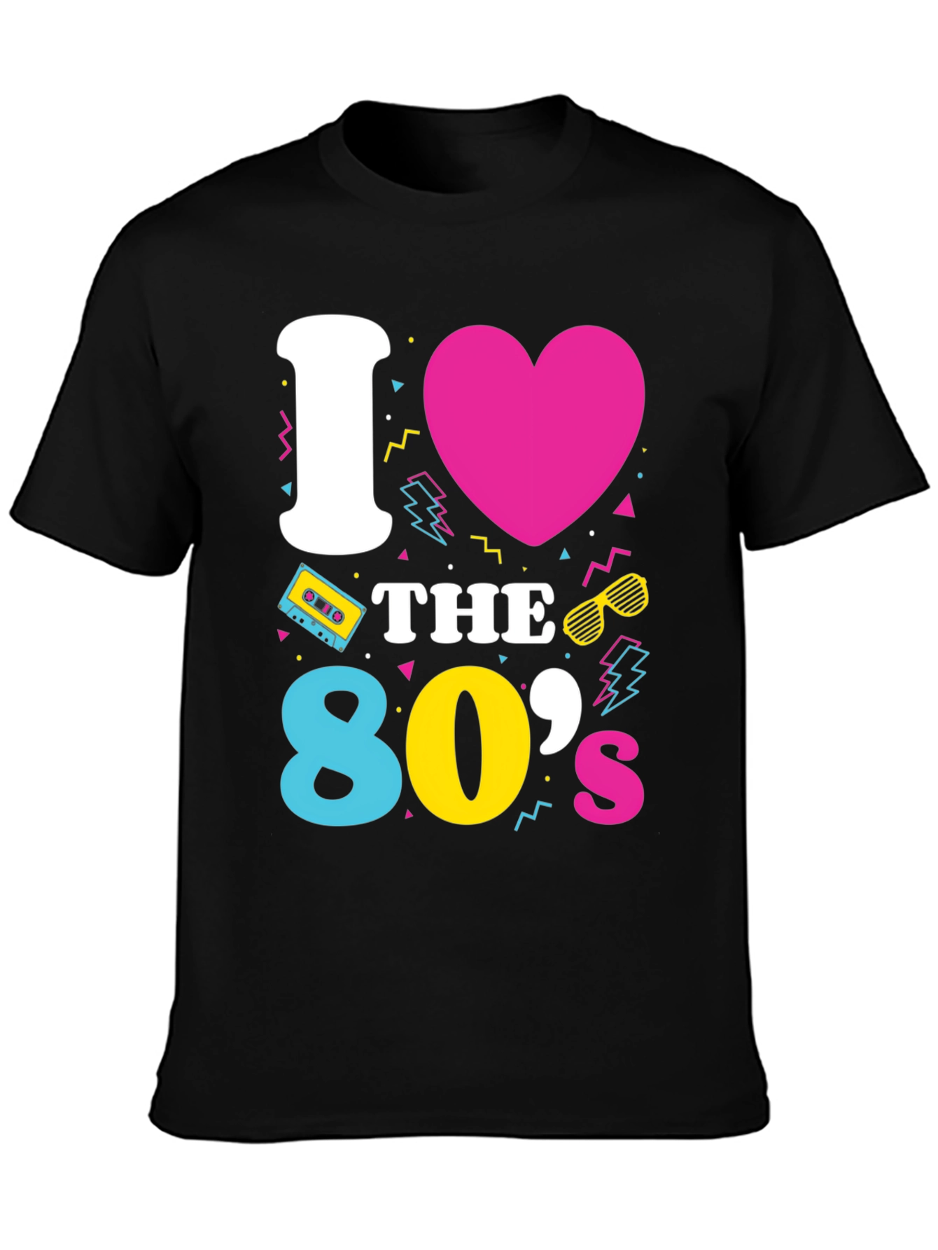I Love the 80s T-Shirt Retro Design