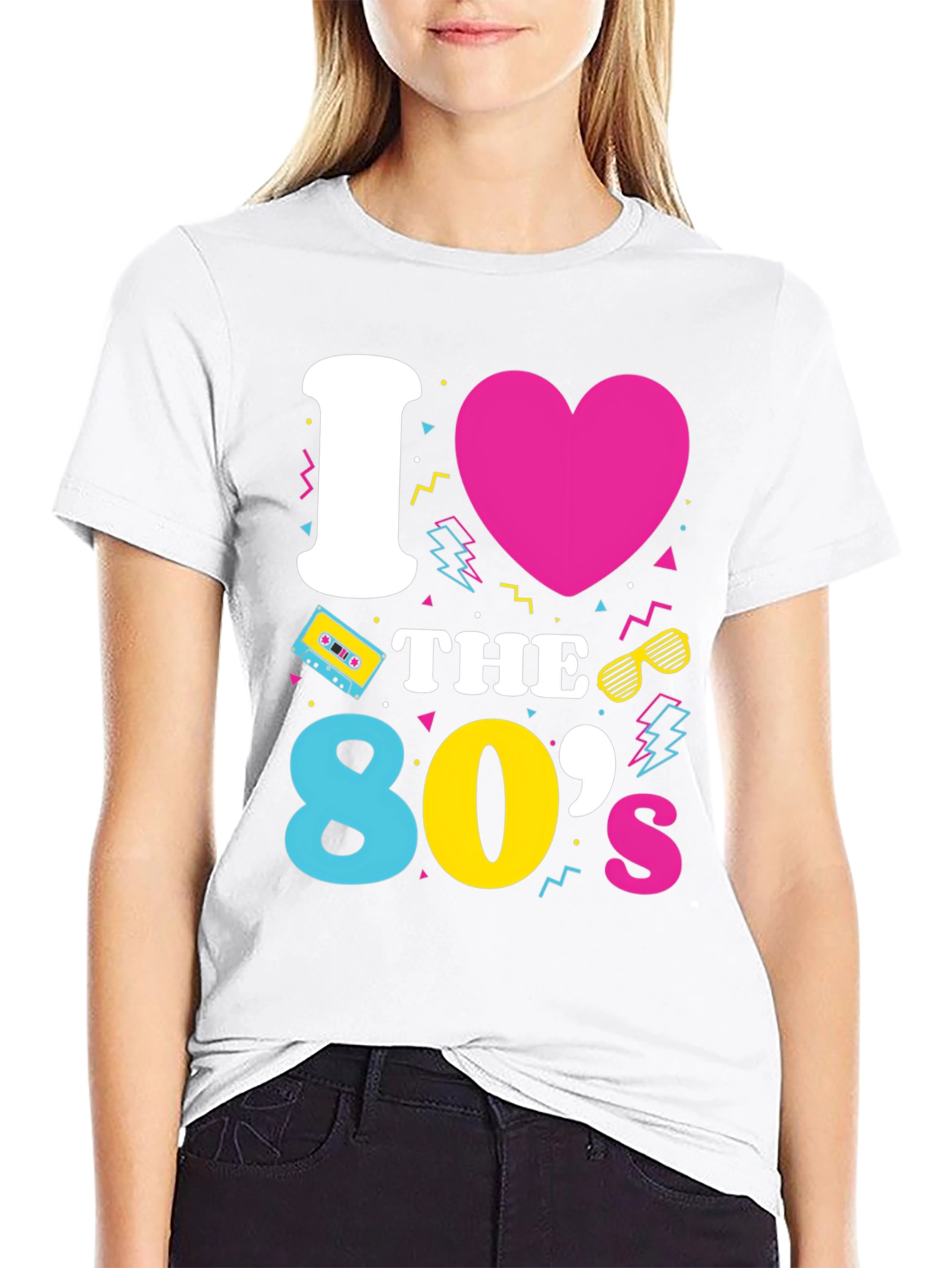 I Love the 80s T-Shirt Retro Design