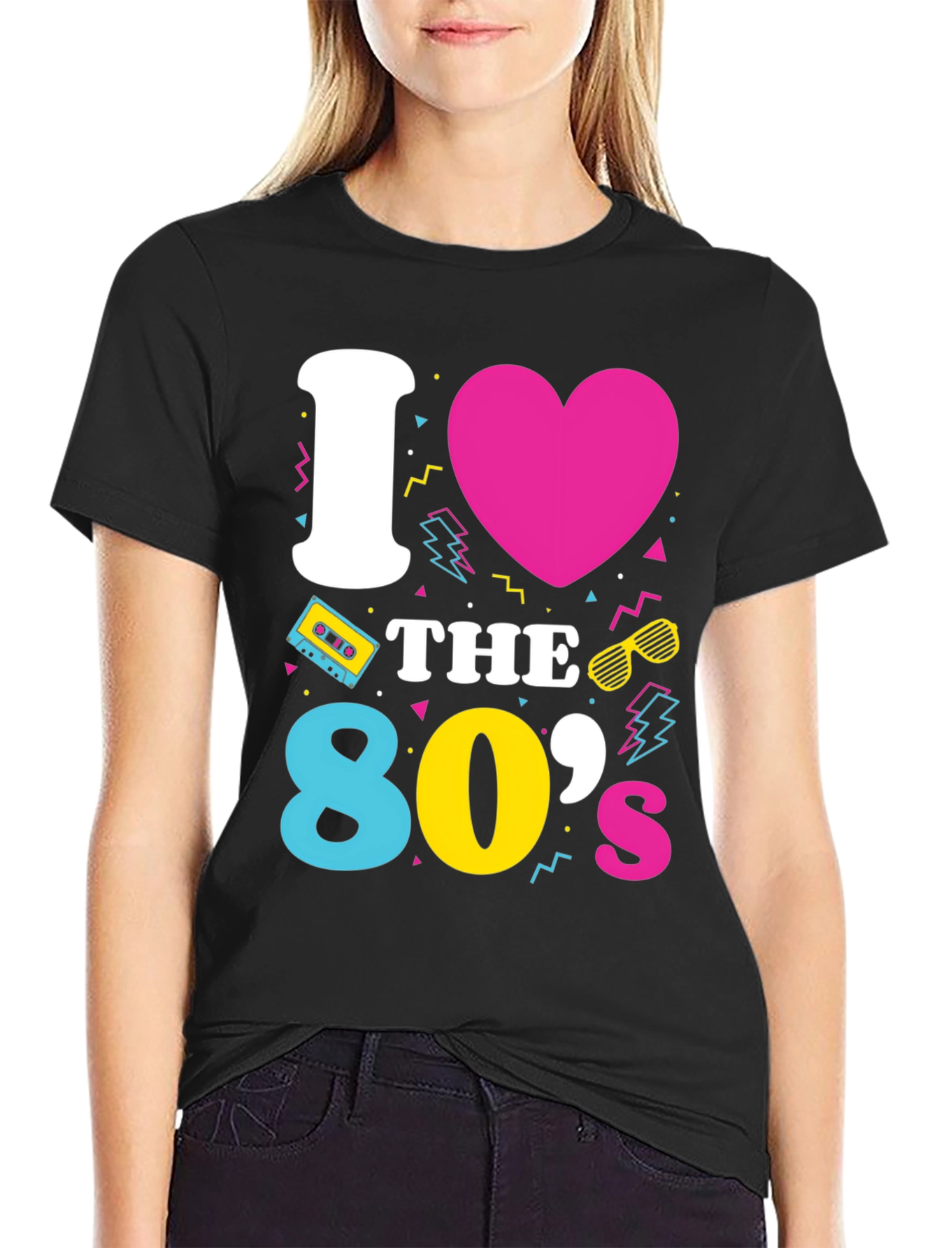 I Love the 80s T-Shirt Retro Design