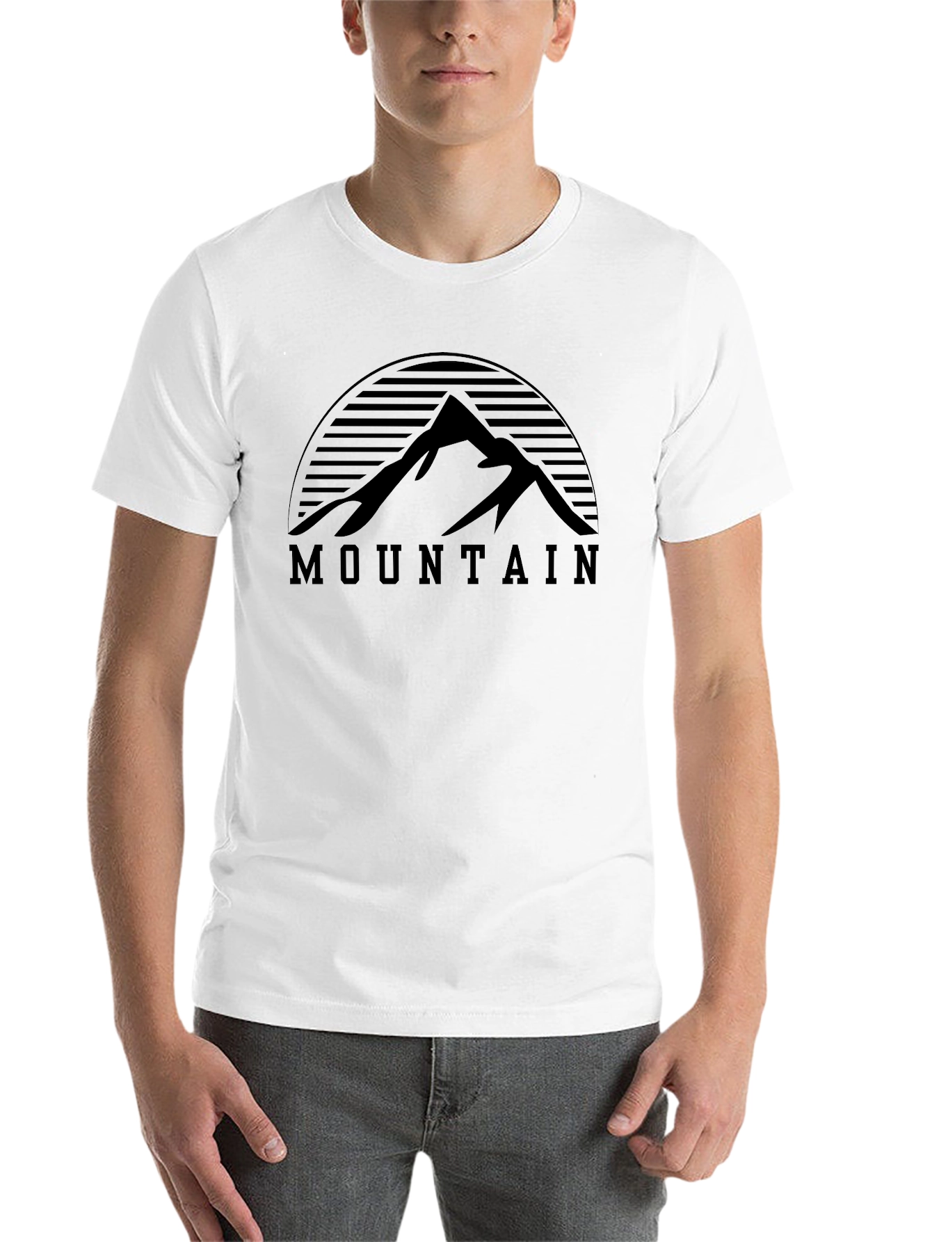 Mountain Graphic Tee - Black