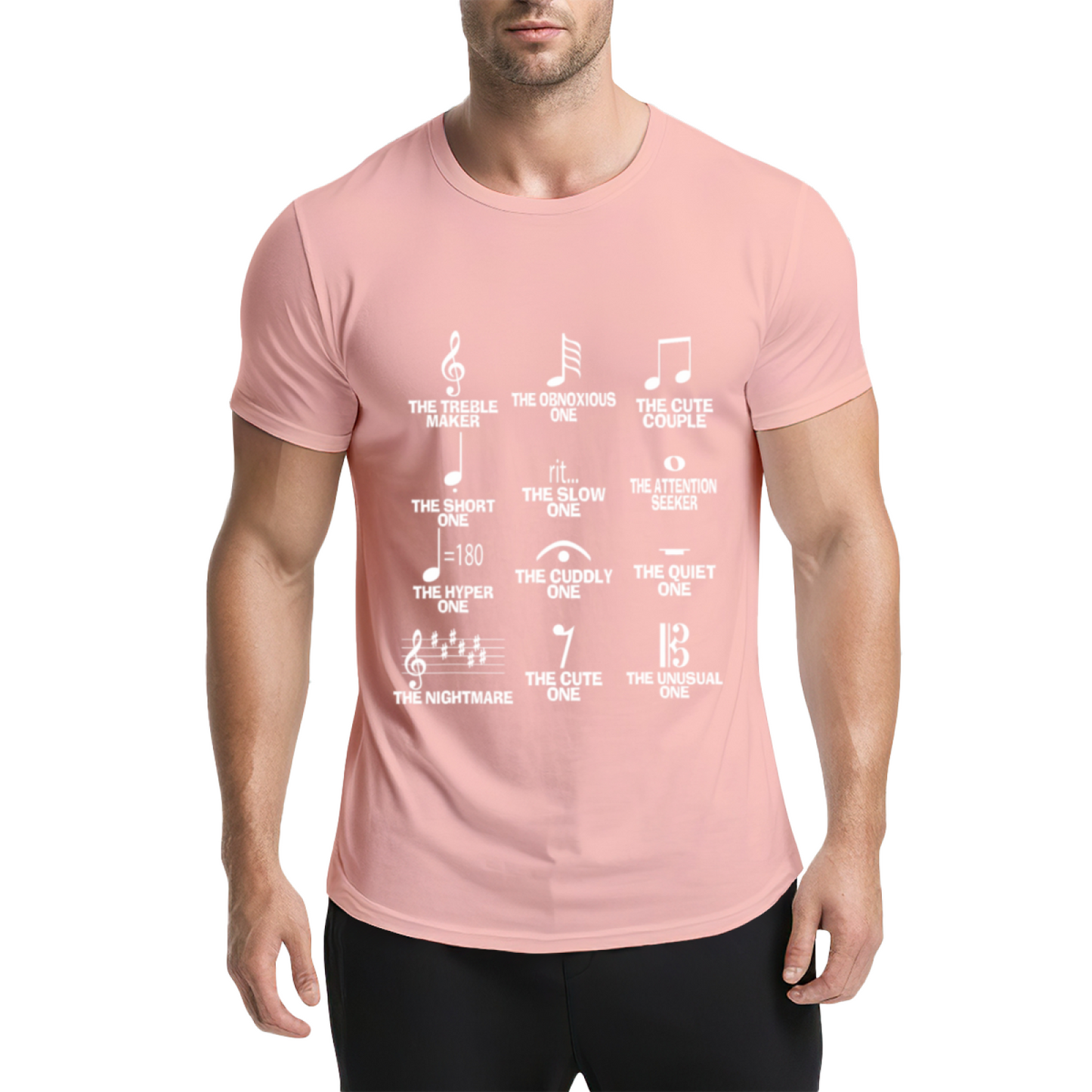 Music Note Personality Types Funny Musician T-Shirt