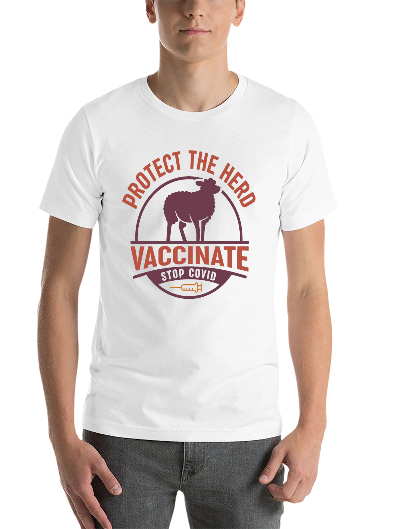 Protect the Herd Vaccinate Stop Covid T-Shirt