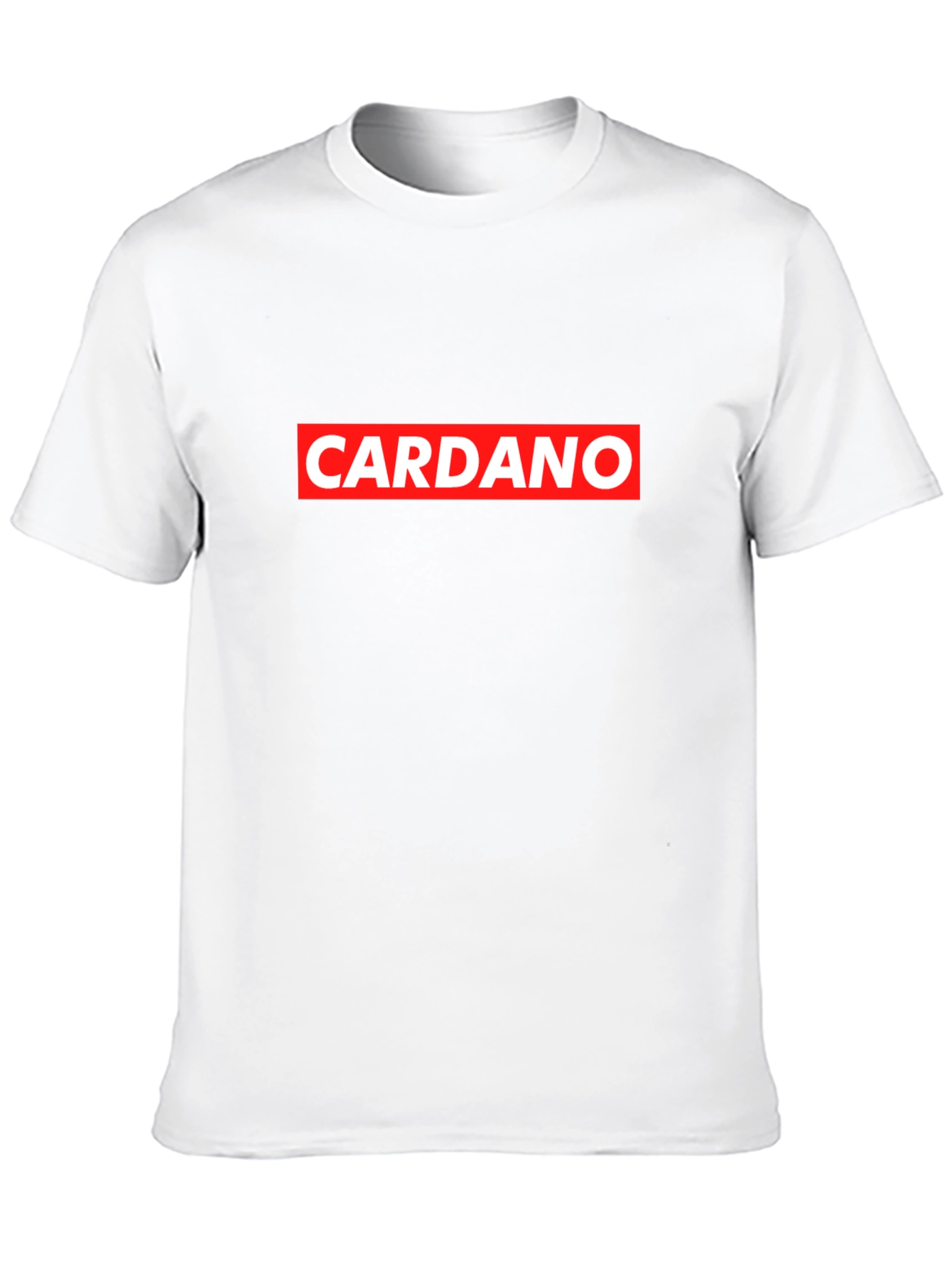 Cardano Red Box Logo Black T-Shirt
