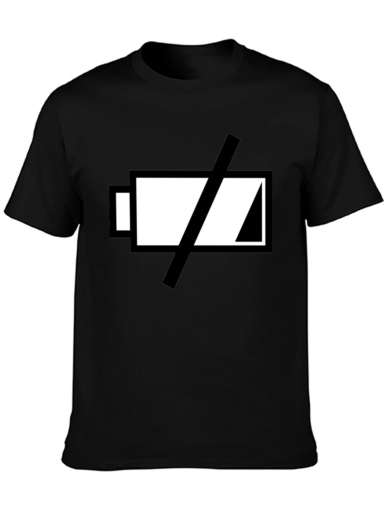 Low Battery T-Shirt - Black Graphic Tee